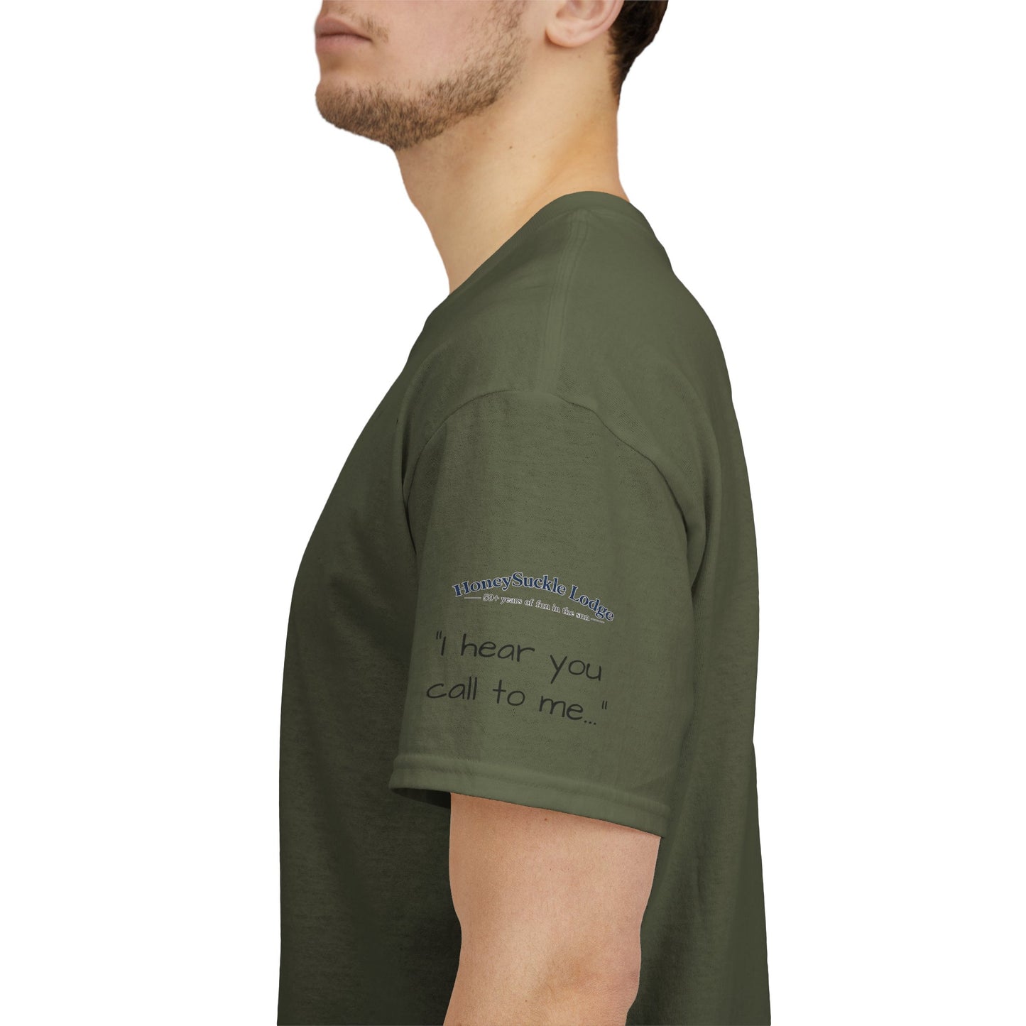 HoneySuckle Lodge Vintage Beach T-Shirt — "50+ years of fun in the sun" Retro Kids on Shore Design