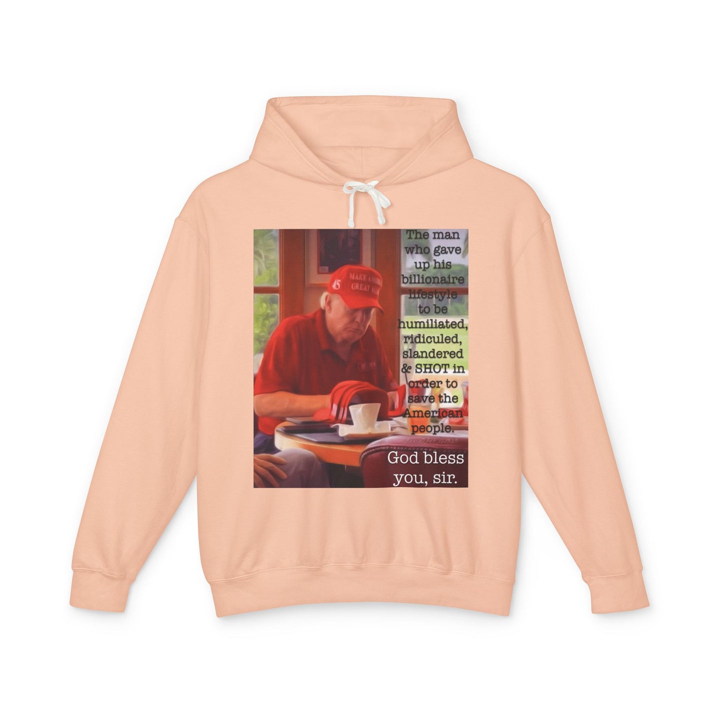 Patriotic 'God Bless You, Sir' Hoodie — Vintage Veteran Tribute Sweatshirt