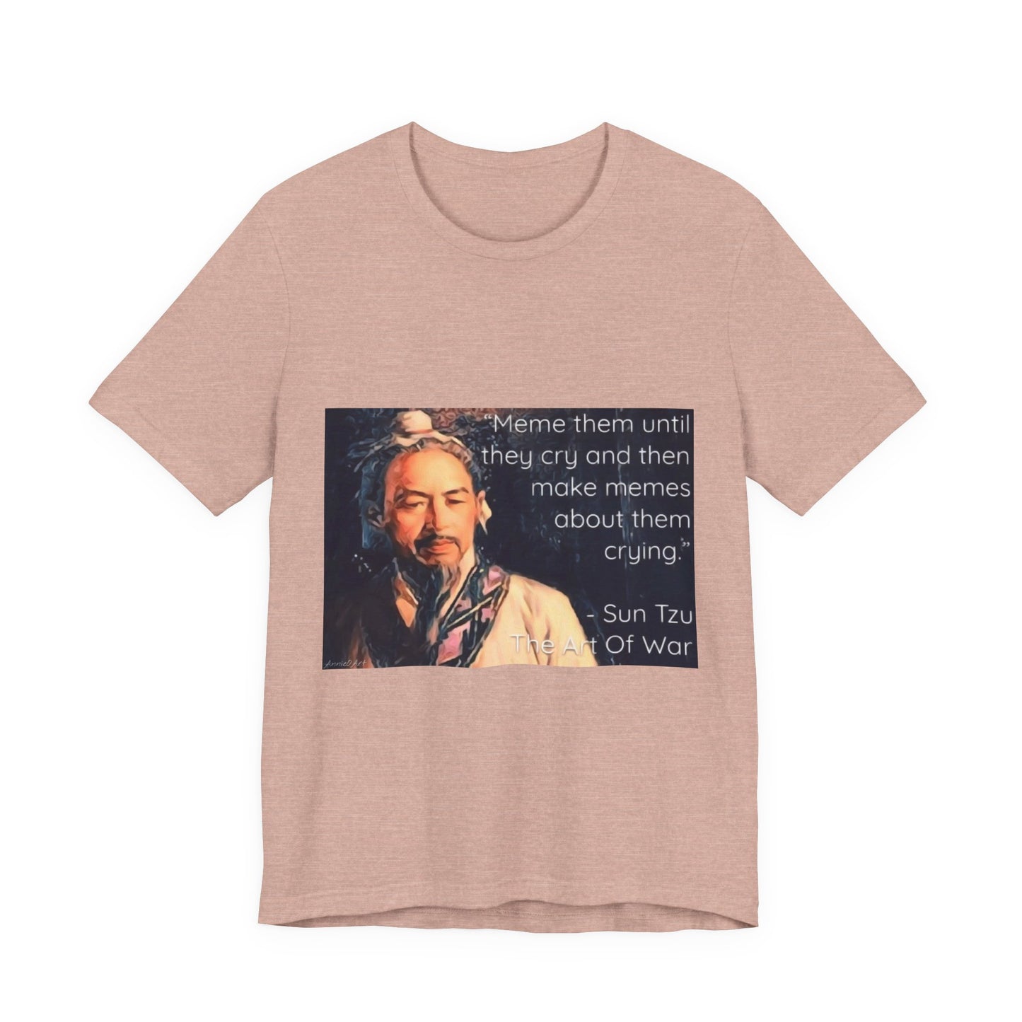 Sun Tzu Meme Tee — "Meme Them Until They Cry" Retro Political Art T‑Shirt