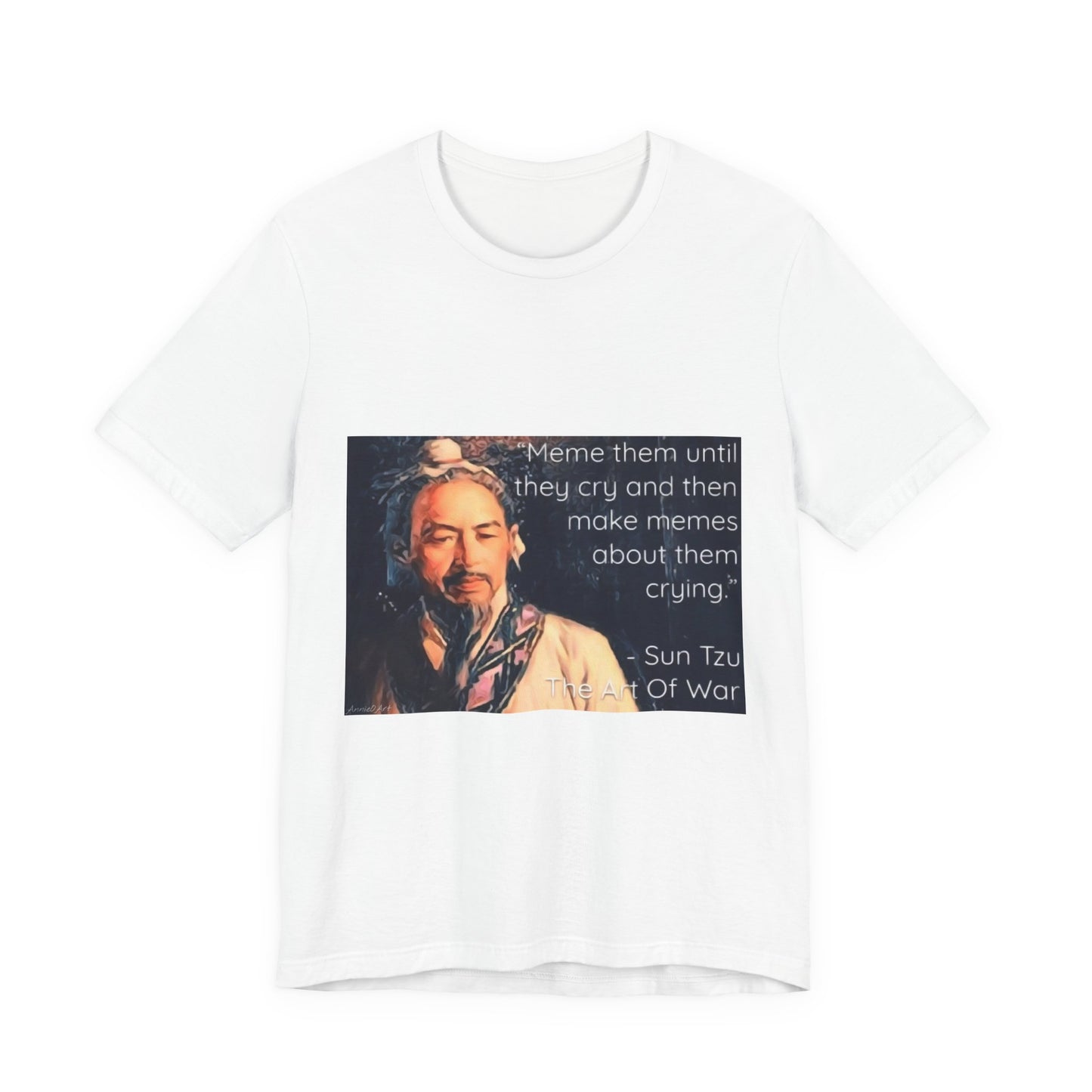 Sun Tzu Meme Tee — "Meme Them Until They Cry" Retro Political Art T‑Shirt