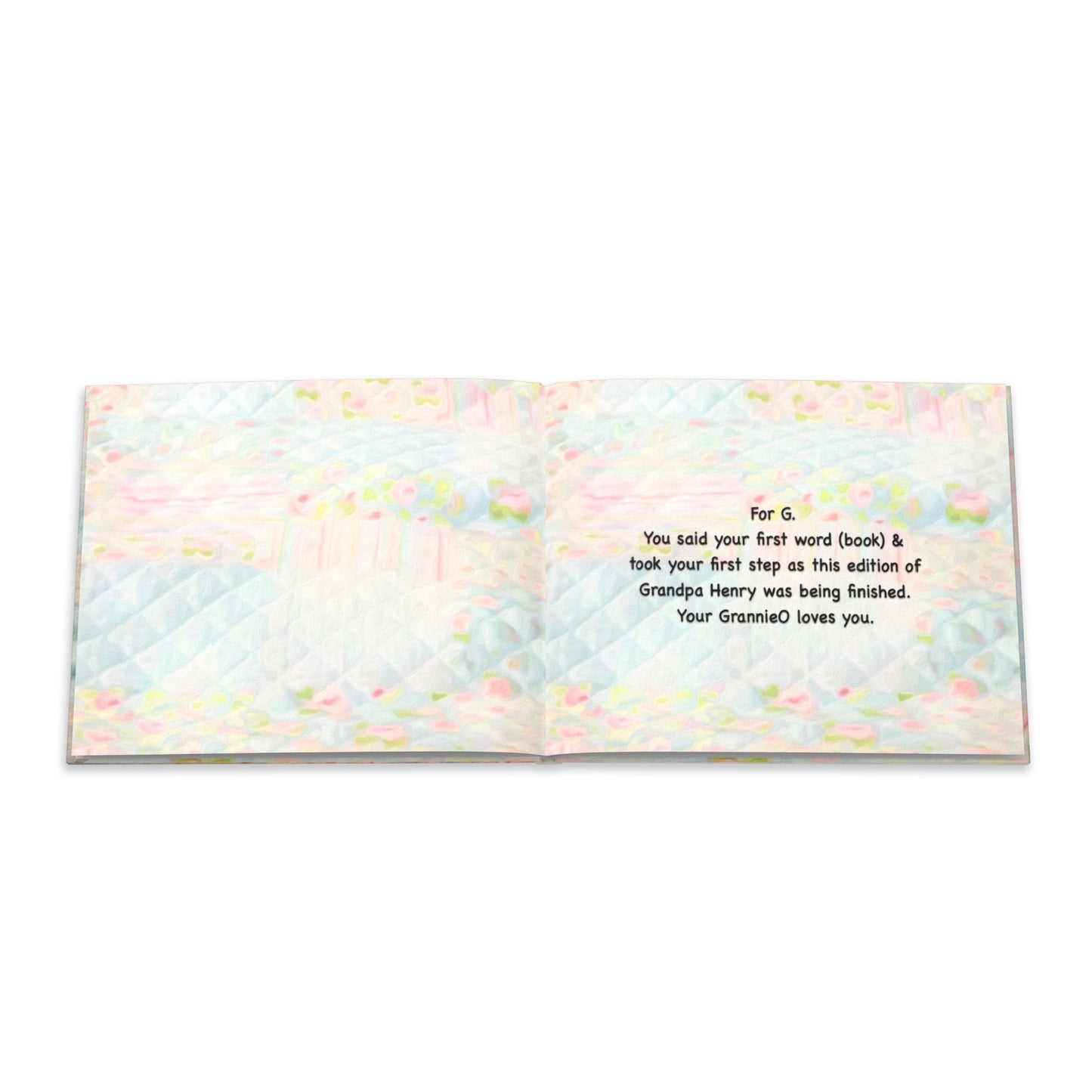 Hardcover Book — "Grandpa Henry & The Day The Babies Were Born" Keepsake