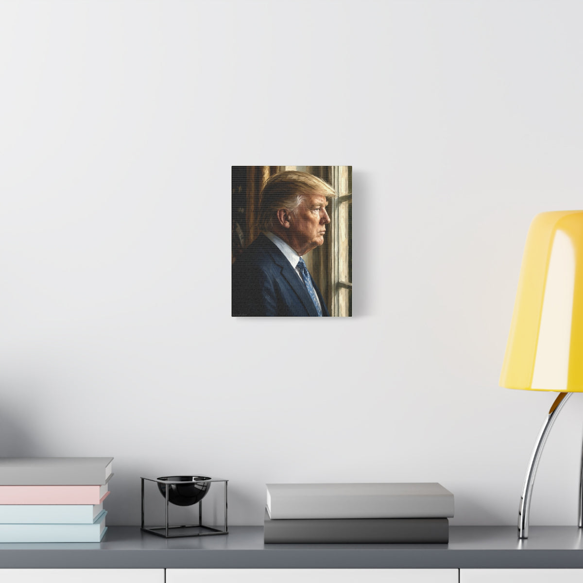 ‘Weight of the World’—Trump Portrait Canvas Print
