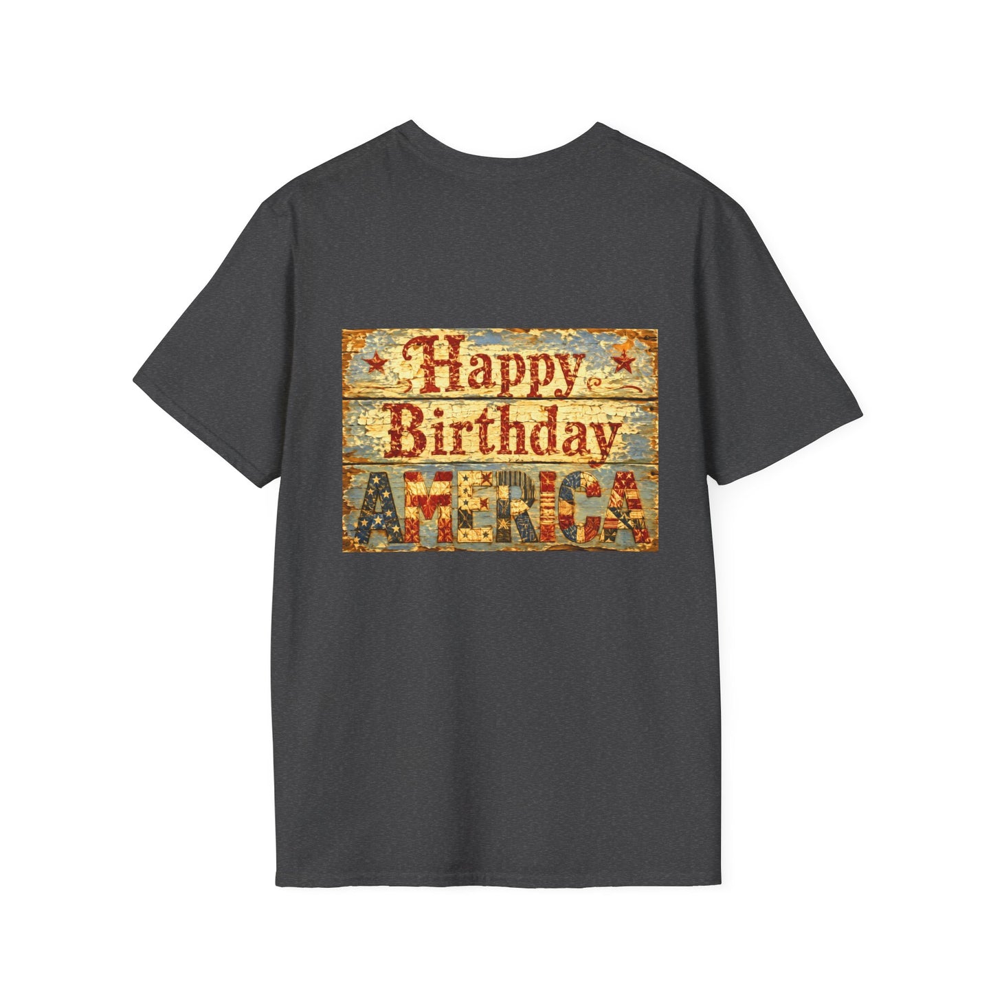 HoneySuckle Lodge 50th—America 250th Bungalow Path T-Shirt —Front & Back Design- Happy 250th Anniversary USA Patriotic Tee
