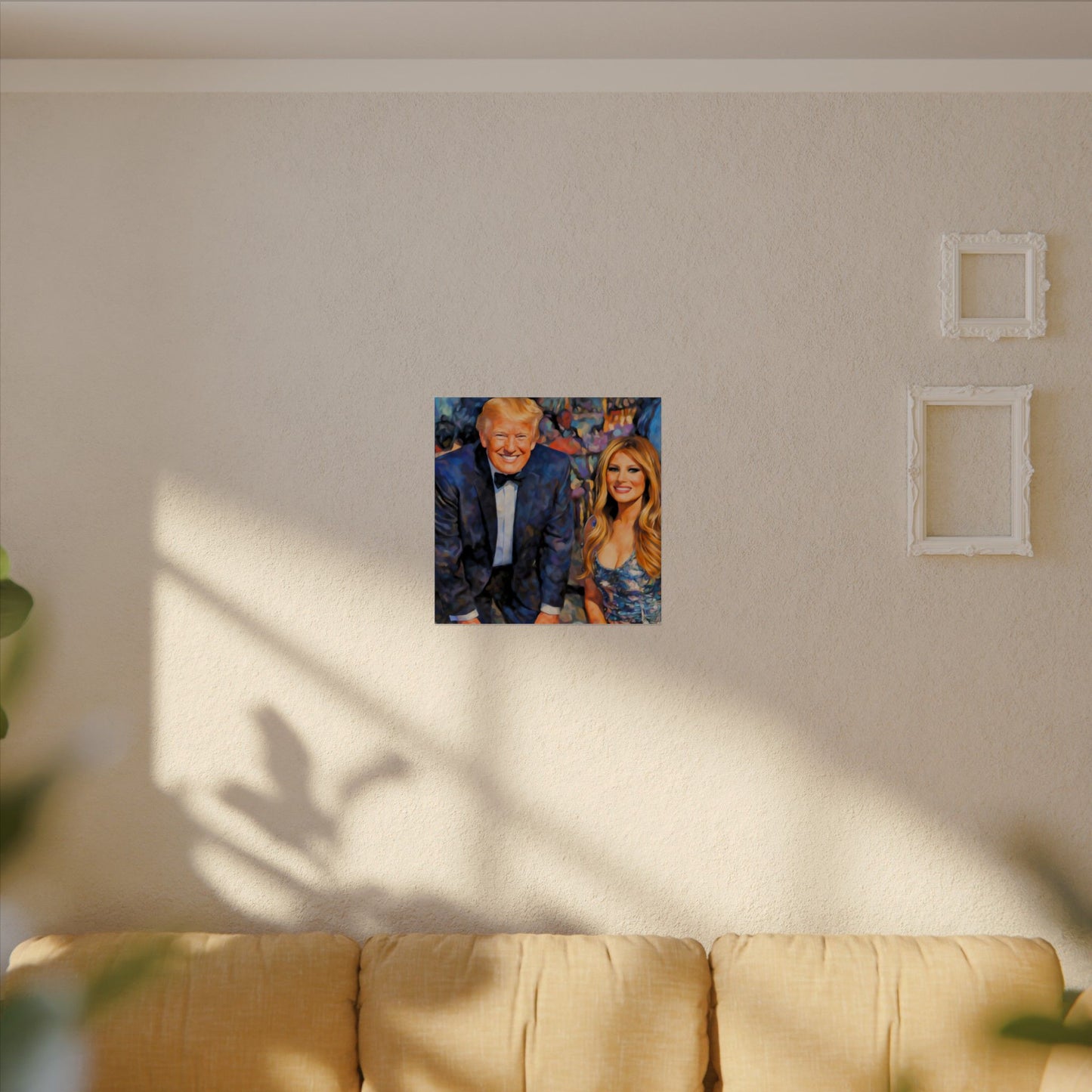 First Couple Textured Watercolor Matte Poster
