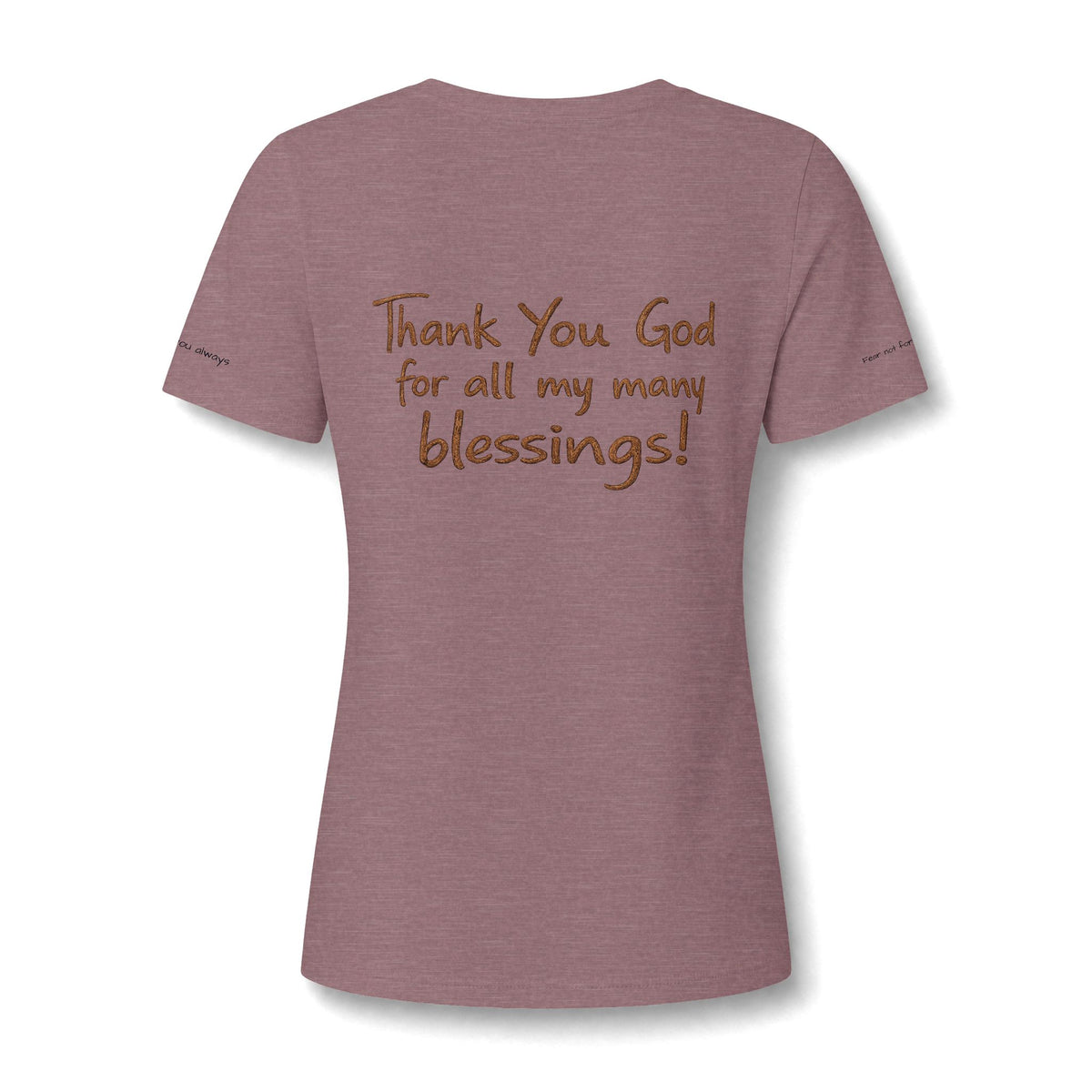 Women's V-Neck Tee — Stylized Jesus Portrait Graphic Tee