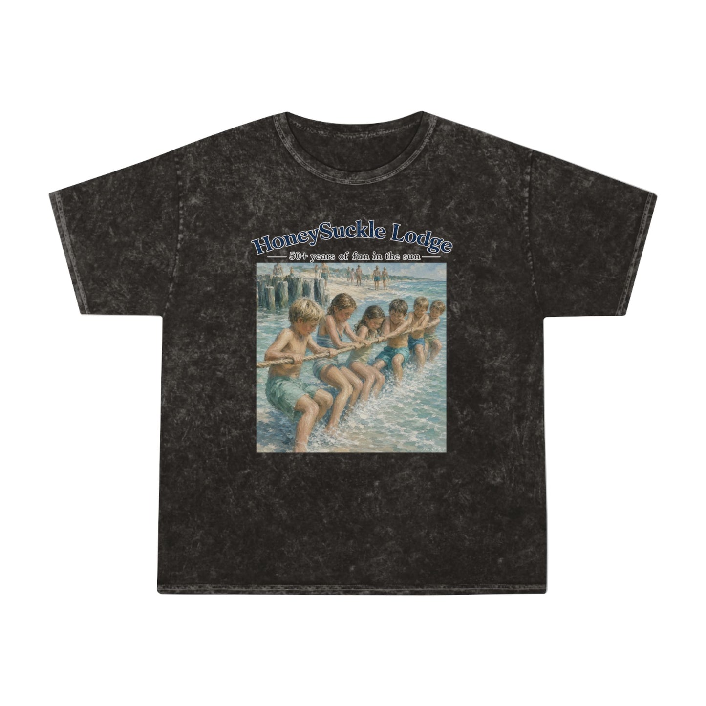 Honeysuckle Lodge Vintage  T-Shirt — “I Hear You Call To Me” Mineral Wash