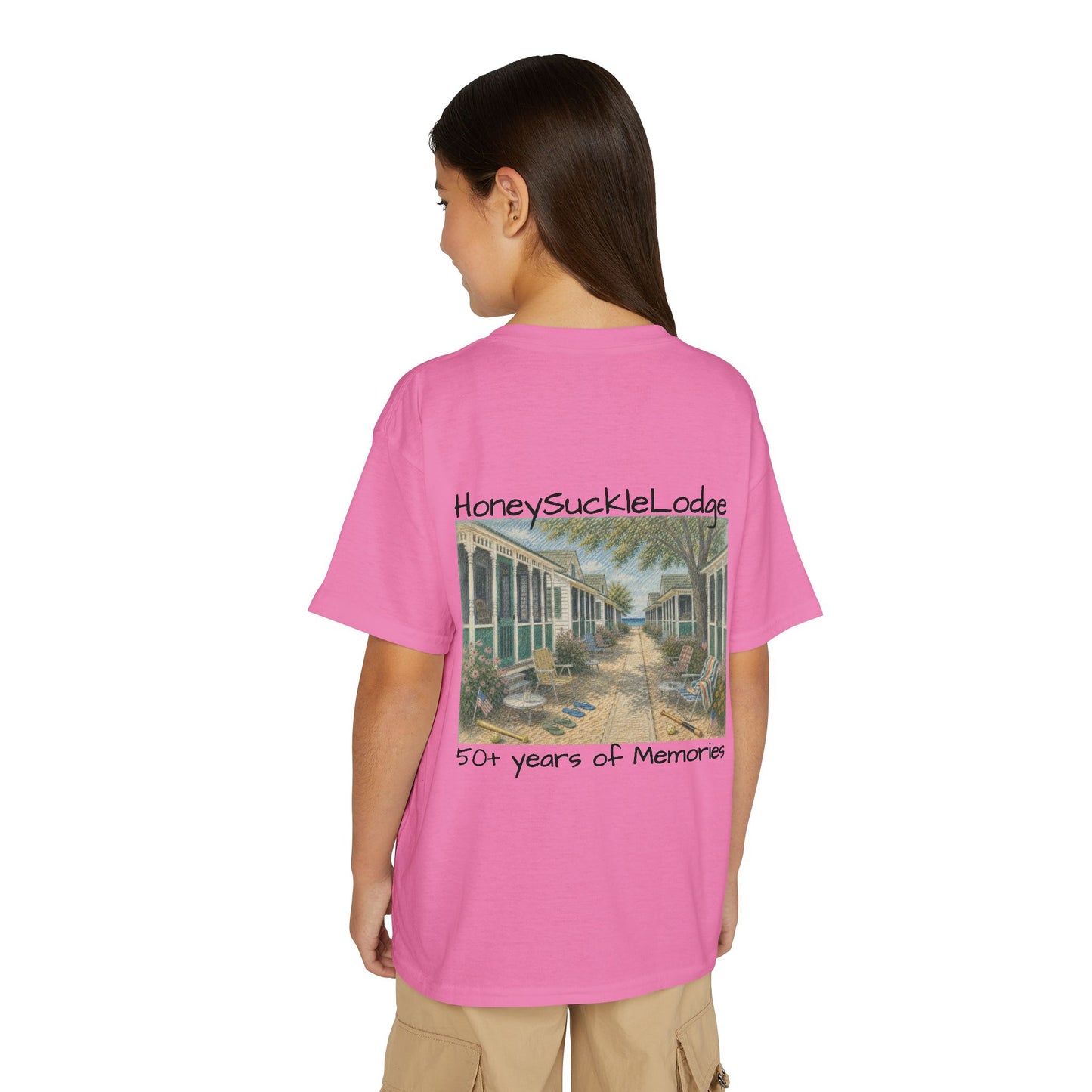 Youth Tee — "Happy 250th America!" Vintage Summer Beach Kids T‑Shirt