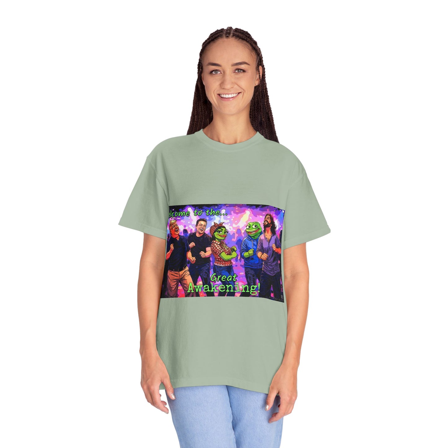 Great Awakening T-Shirt — Psychedelic Pepe & Friends Graphic Tee