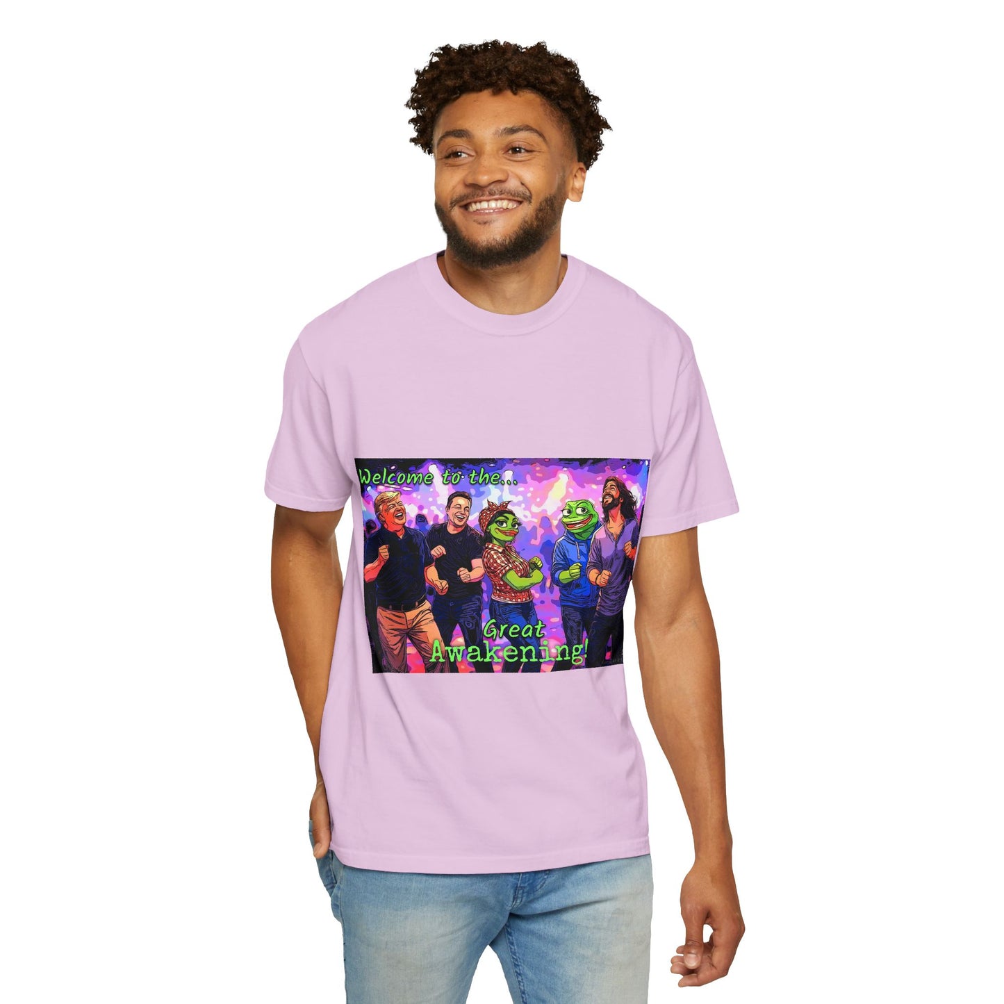 Great Awakening T-Shirt — Psychedelic Pepe & Friends Graphic Tee