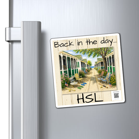Beach Bungalow Path Magnetic Refrigerator Magnet — Coastal Home Decor