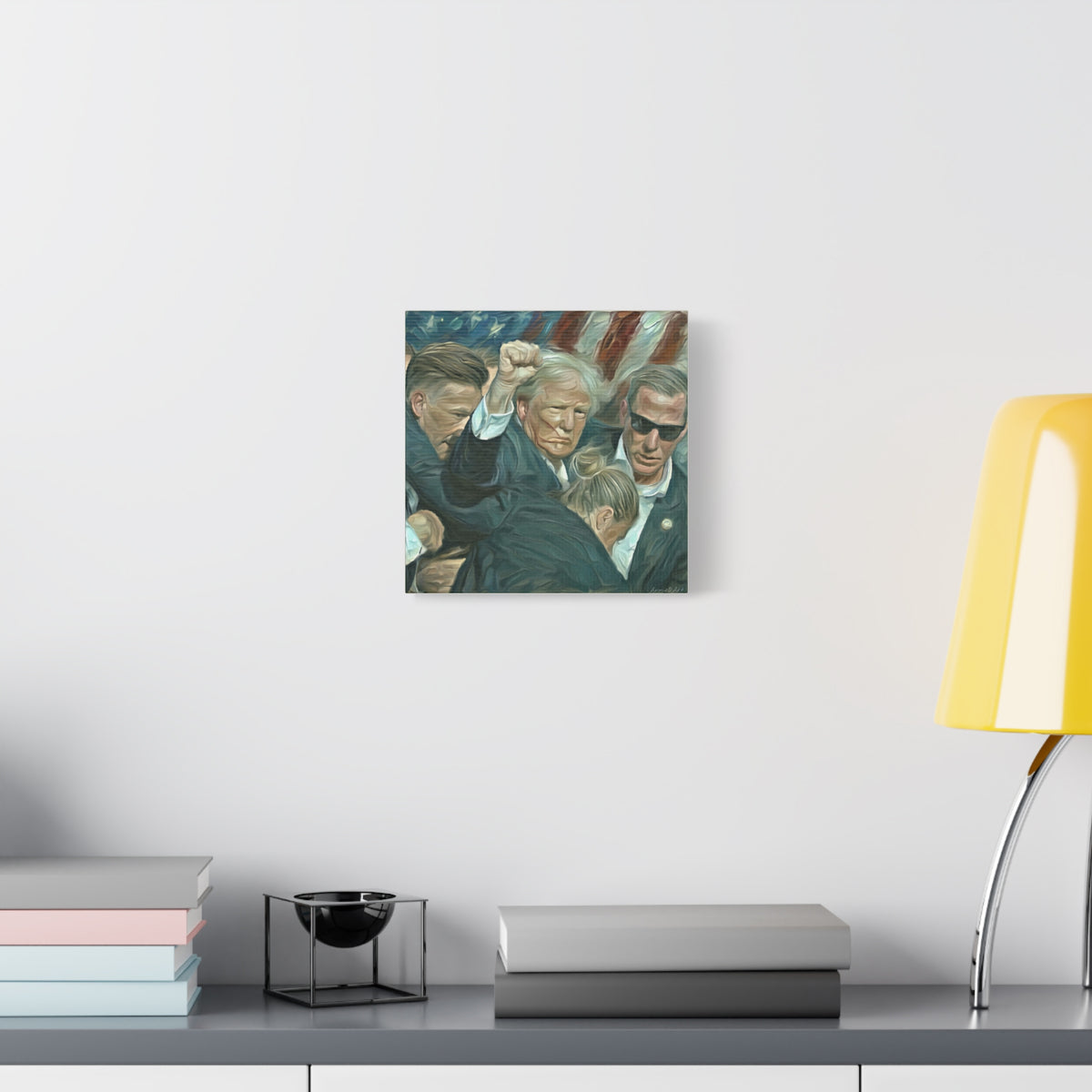 Trump ‘FIGHT!’ Fist-Raise Matte Canvas
