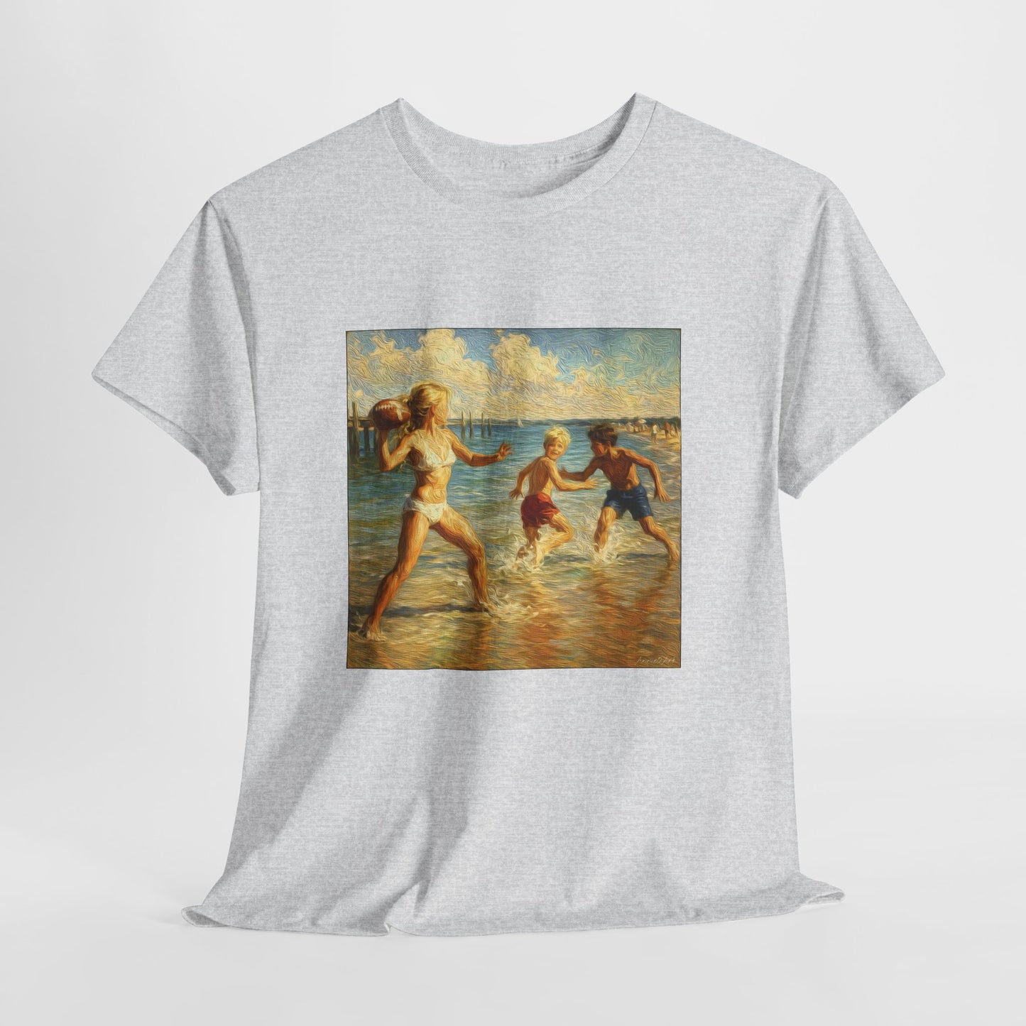 Vintage Beach T‑Shirt — 'Honeysuckle Lodge: 50+ Years of Endless Summer' Retro Seaside Tee