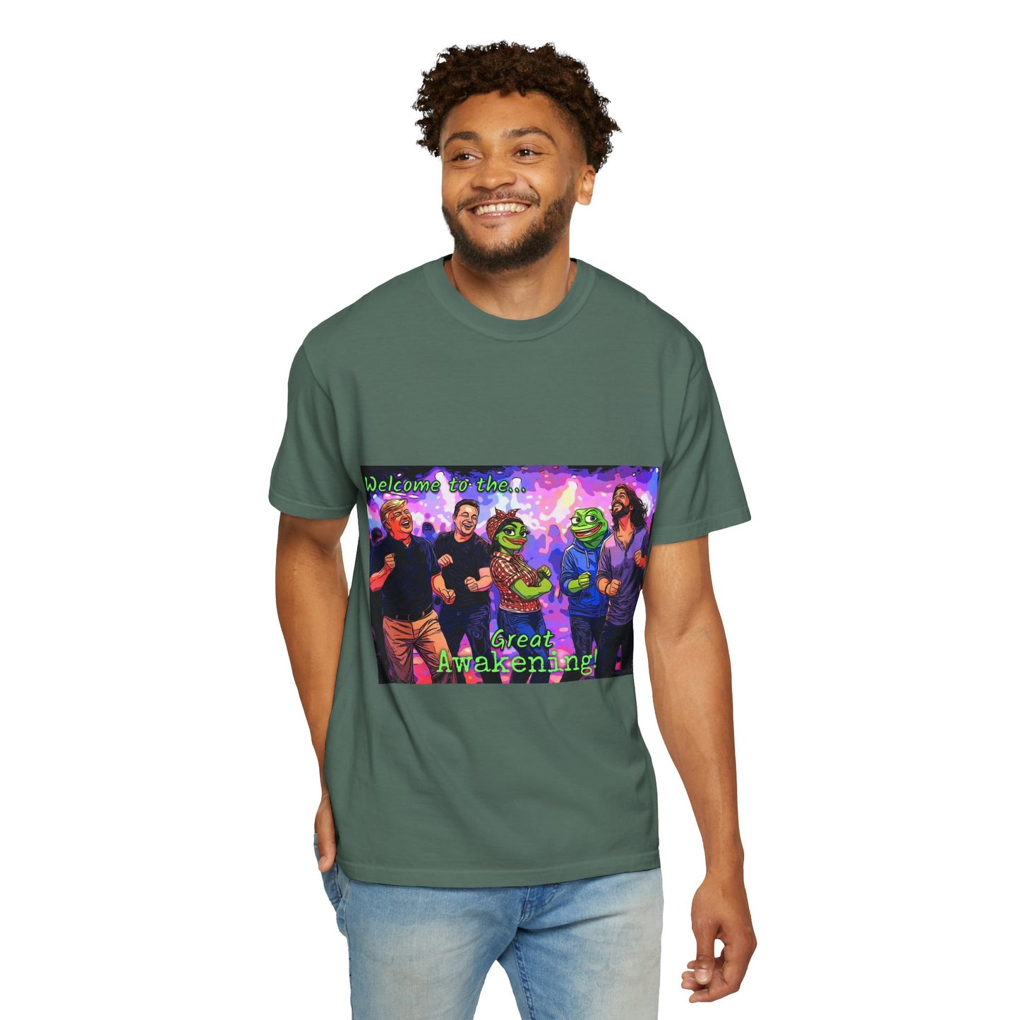 Great Awakening T-Shirt — Psychedelic Pepe & Friends Graphic Tee