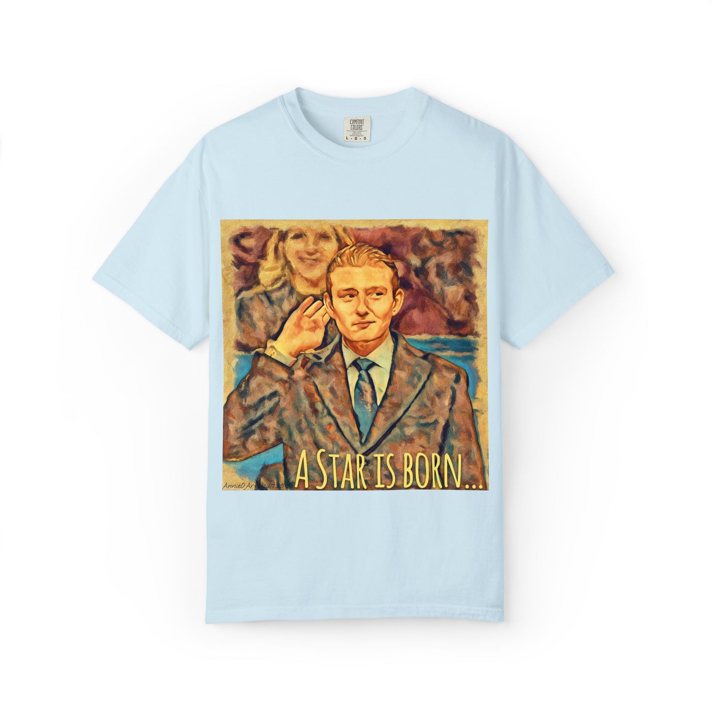 Barron’s “A Star Is Born” T-Shirt — Vintage Portrait Graphic Tee