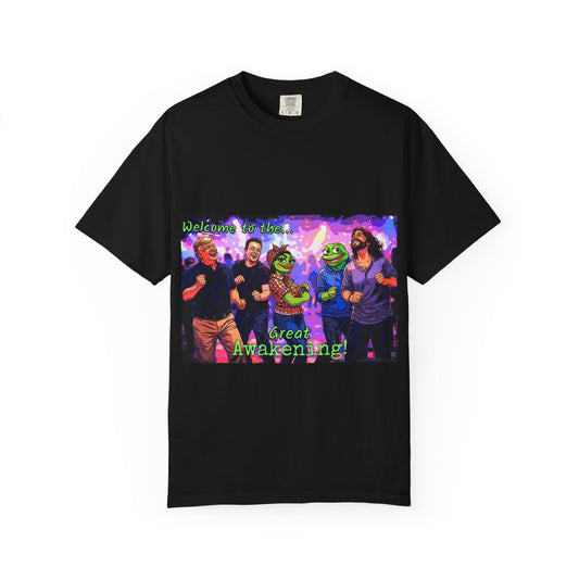 Great Awakening T-Shirt — Psychedelic Pepe & Friends Graphic Tee