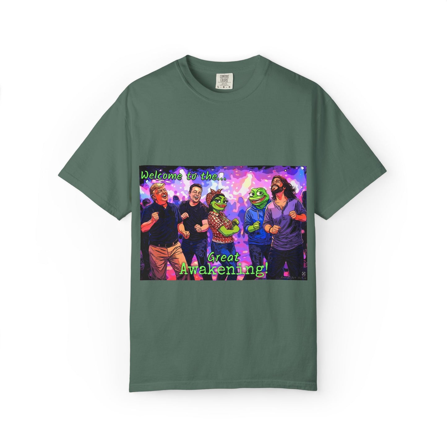Great Awakening T-Shirt — Psychedelic Pepe & Friends Graphic Tee