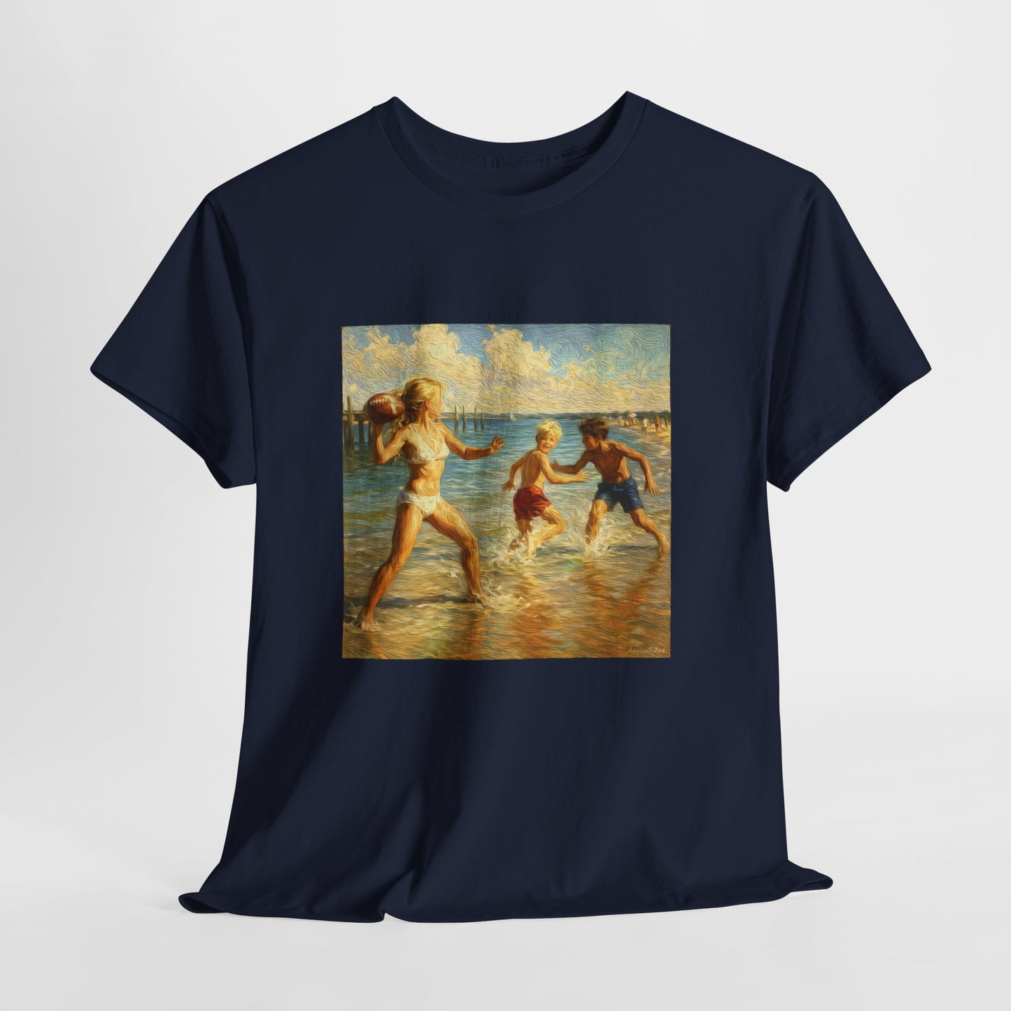 Vintage Beach T‑Shirt — 'Honeysuckle Lodge: 50+ Years of Endless Summer' Retro Seaside Tee