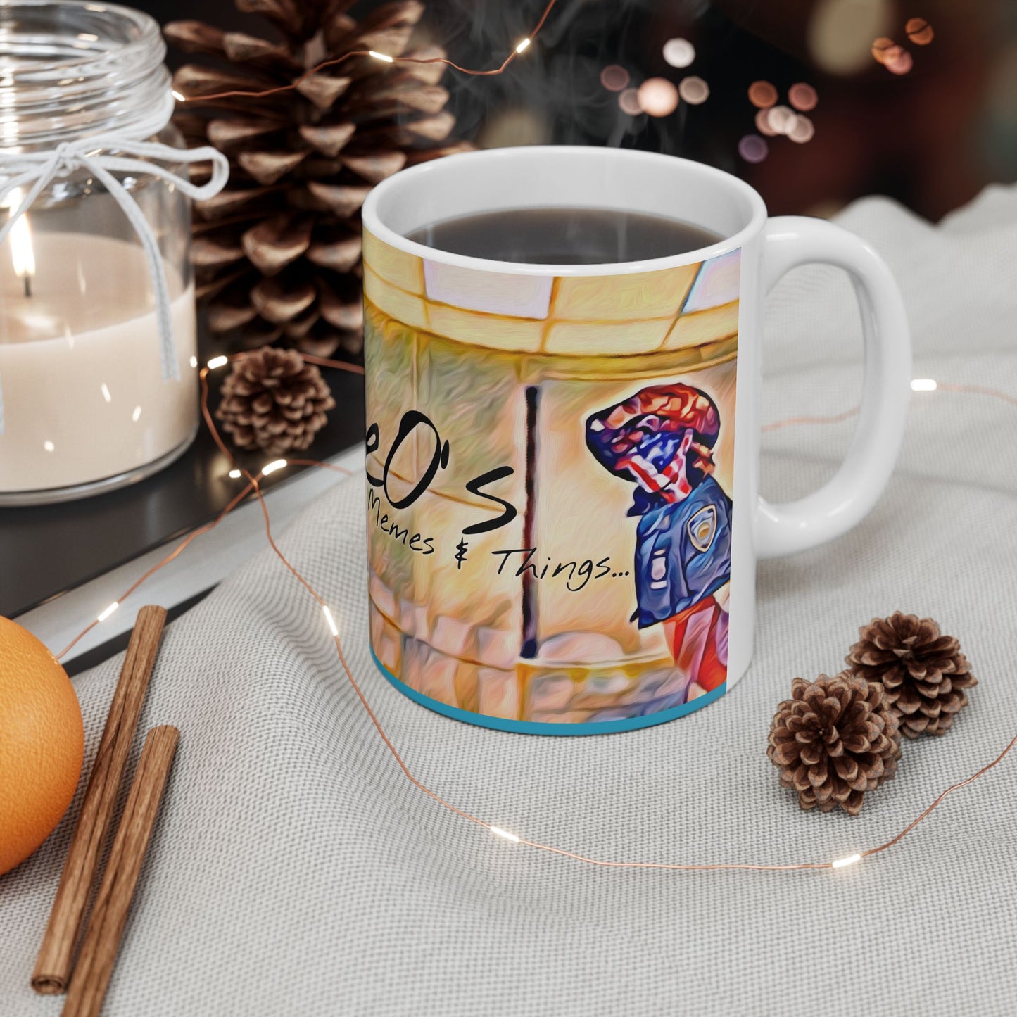Ceramic Covfefe Mug — Colorful Pop-Art Pepe & Anime Characters Coffee Cup (11oz/15oz)