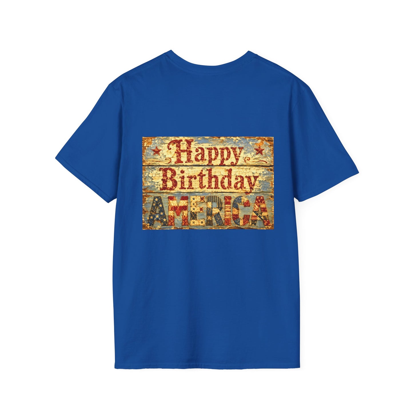 HoneySuckle Lodge 50th—America 250th Bungalow Path T-Shirt —Front & Back Design- Happy 250th Anniversary USA Patriotic Tee