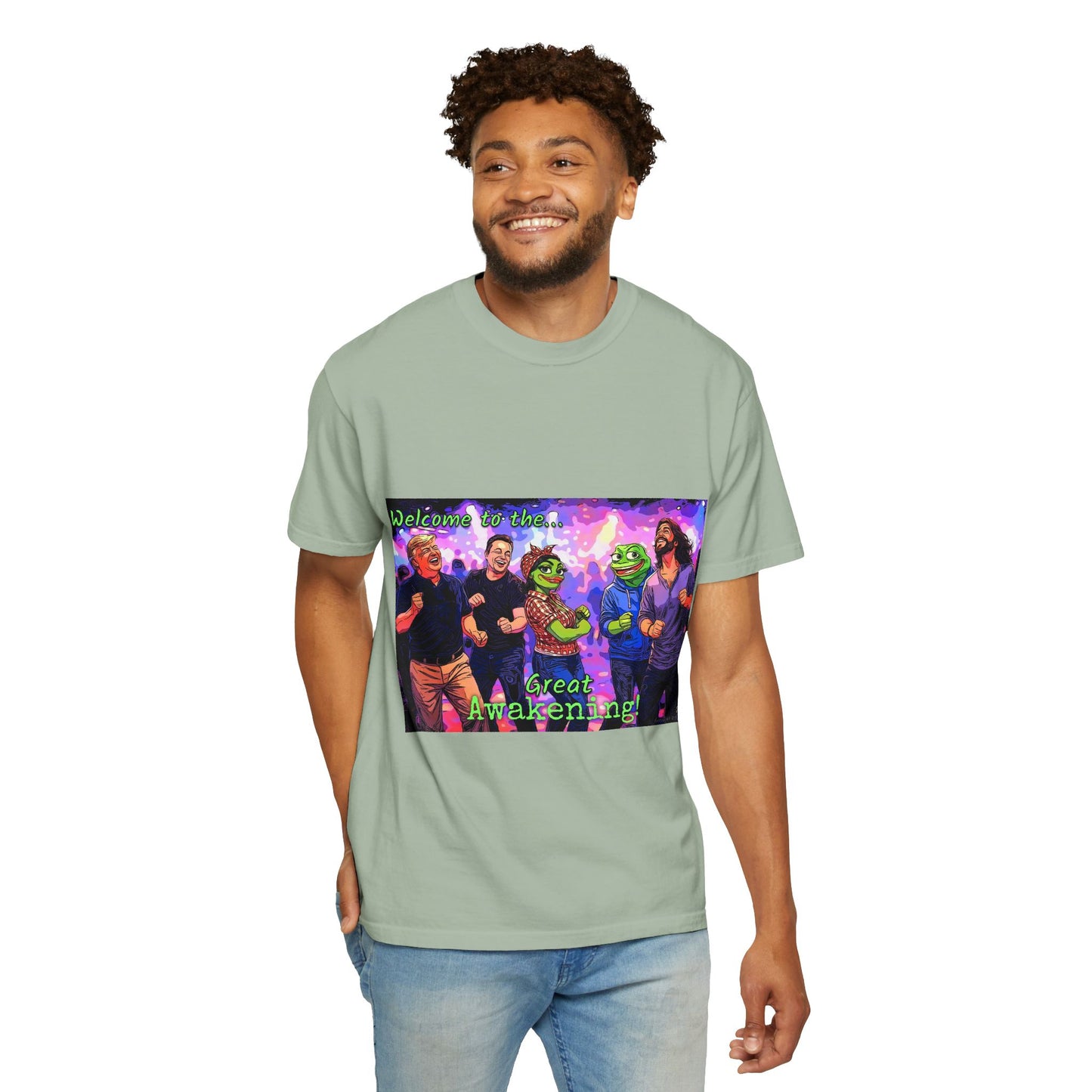 Great Awakening T-Shirt — Psychedelic Pepe & Friends Graphic Tee