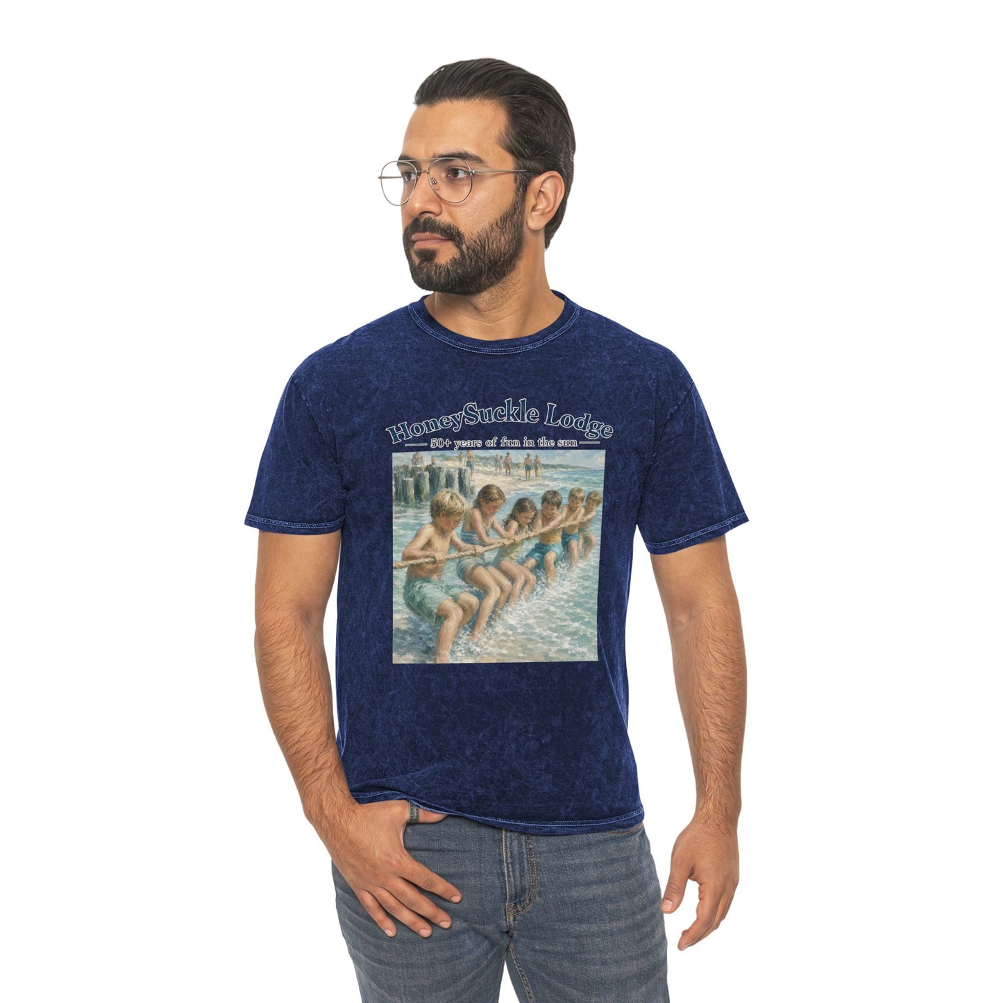 Honeysuckle Lodge Vintage  T-Shirt — “I Hear You Call To Me” Mineral Wash