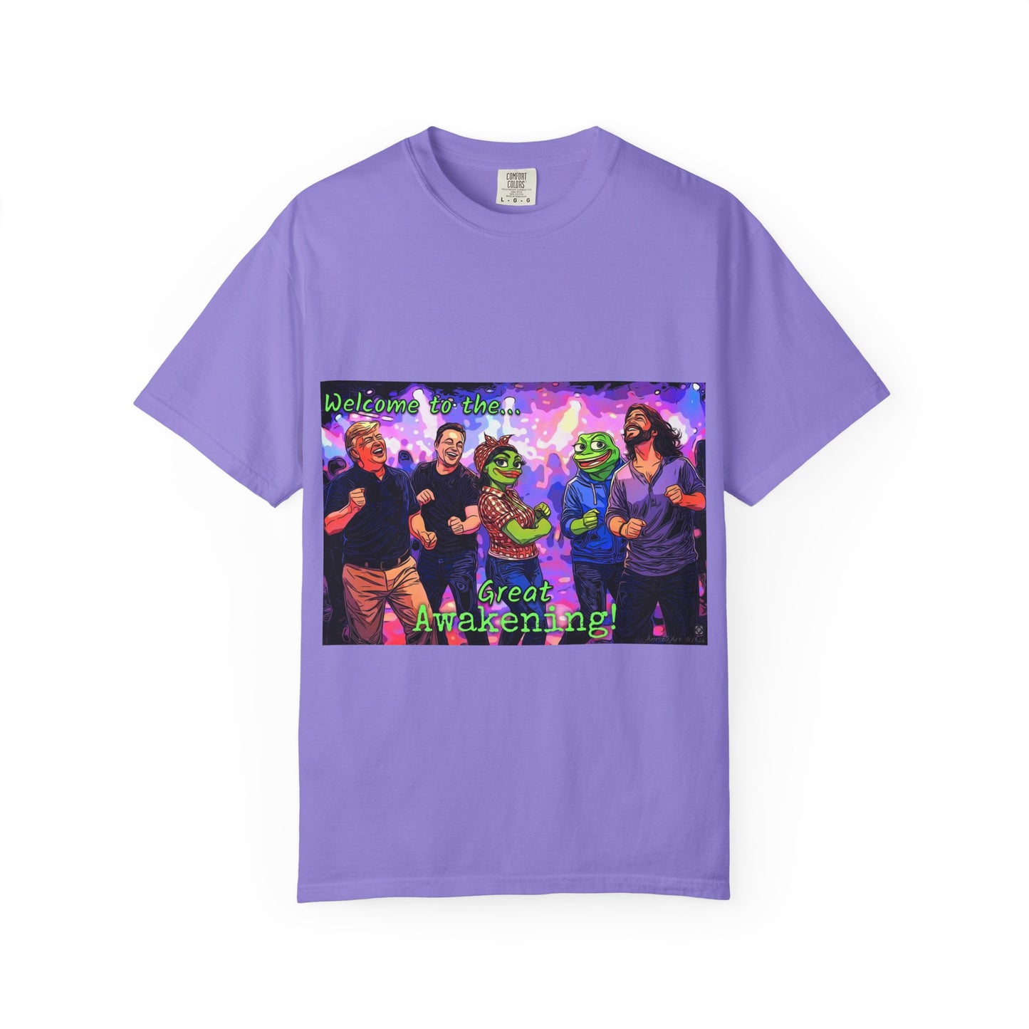 Great Awakening T-Shirt — Psychedelic Pepe & Friends Graphic Tee