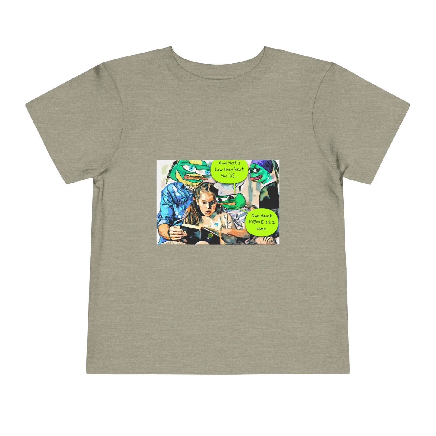 Grandkids of Anons Toddler Tee — Funny Frog Meme Family Gaming Graphic