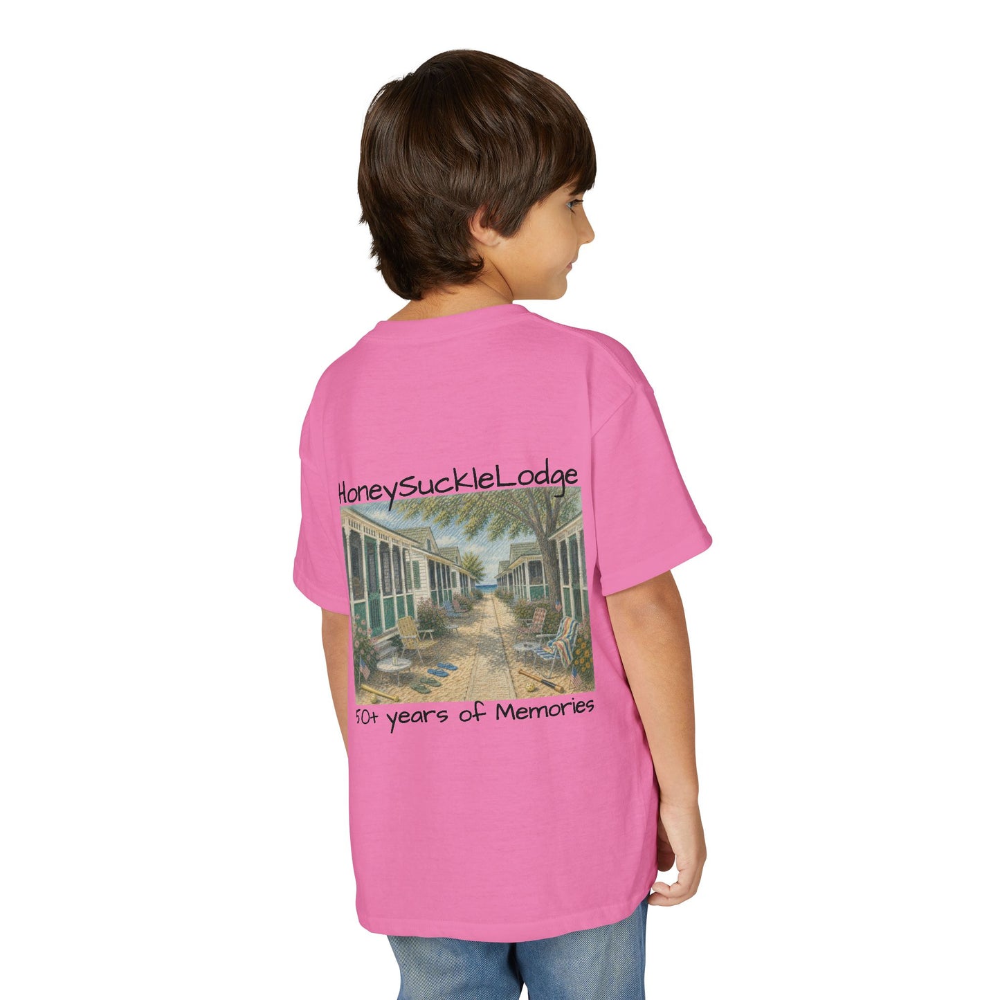 Youth Tee — "Happy 250th America!" Vintage Summer Beach Kids T‑Shirt