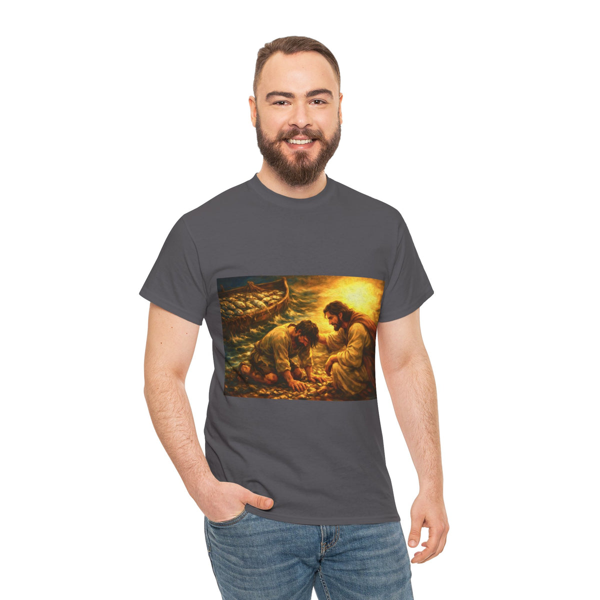 Jesus Calling Peter T-Shirt – Christian Faith Graphic Tee for Men & Women