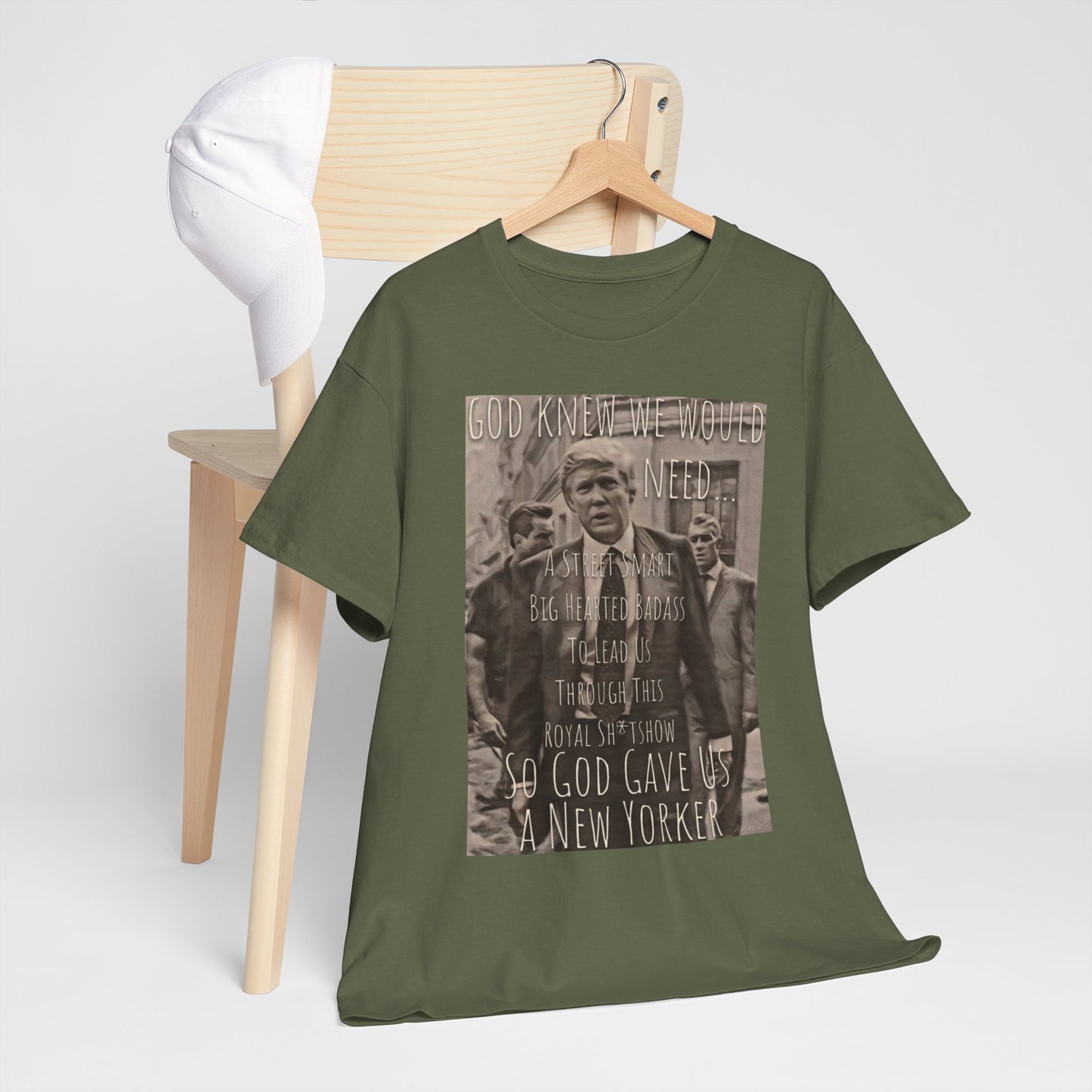 Vintage Trump tee “God gave us a New Yorker” Tee Retro MAGA