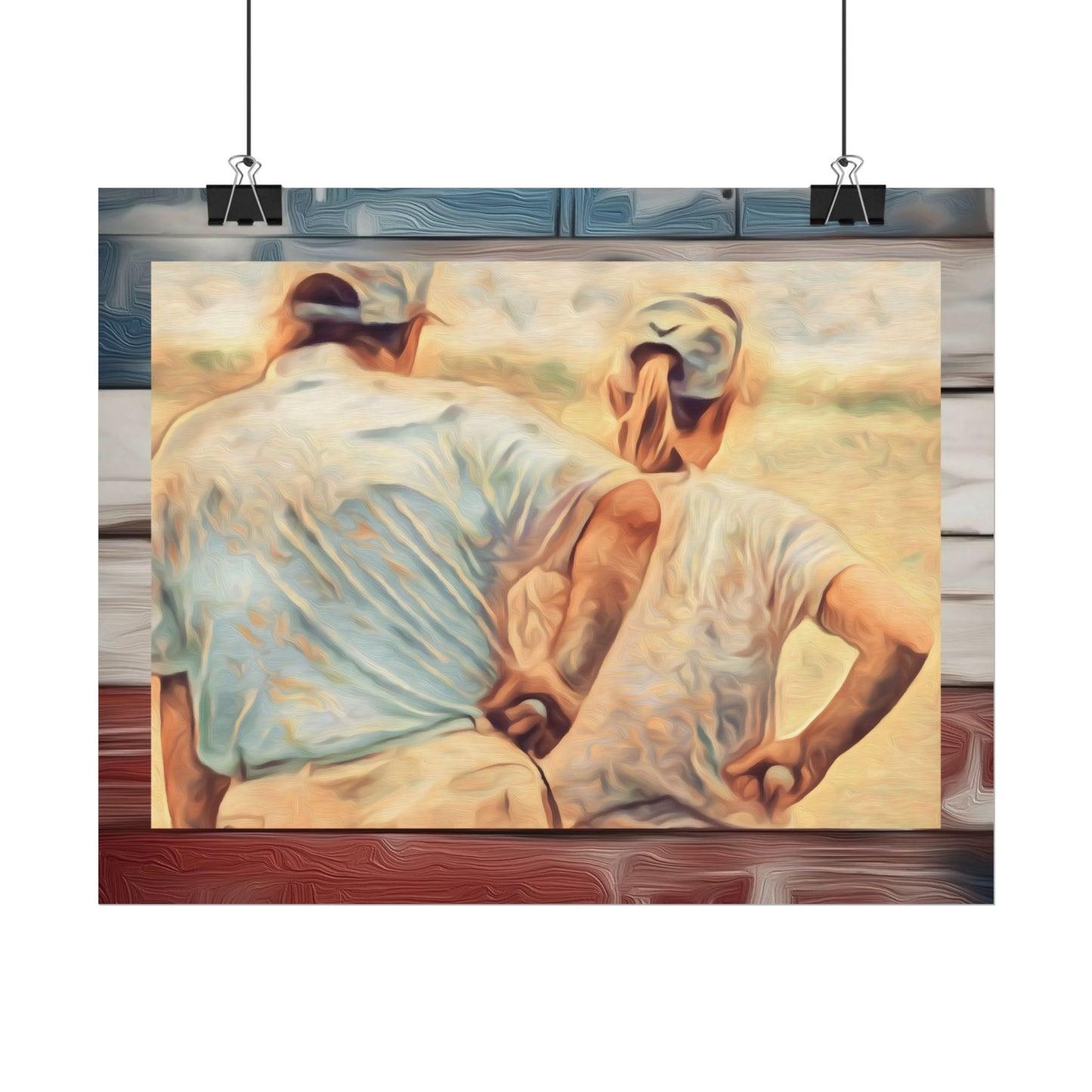 Golfing Trump Painting/ Poster — Golf Lovers Matte Art