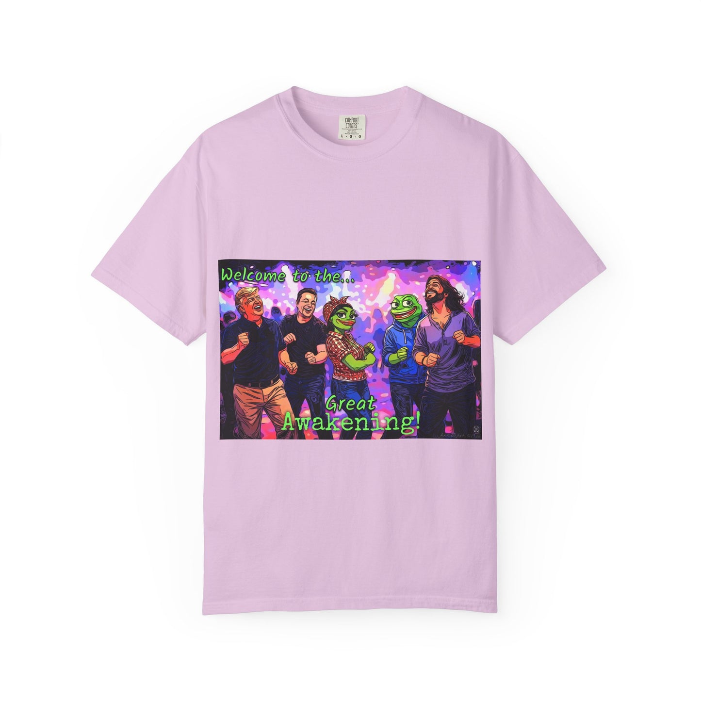 Great Awakening T-Shirt — Psychedelic Pepe & Friends Graphic Tee