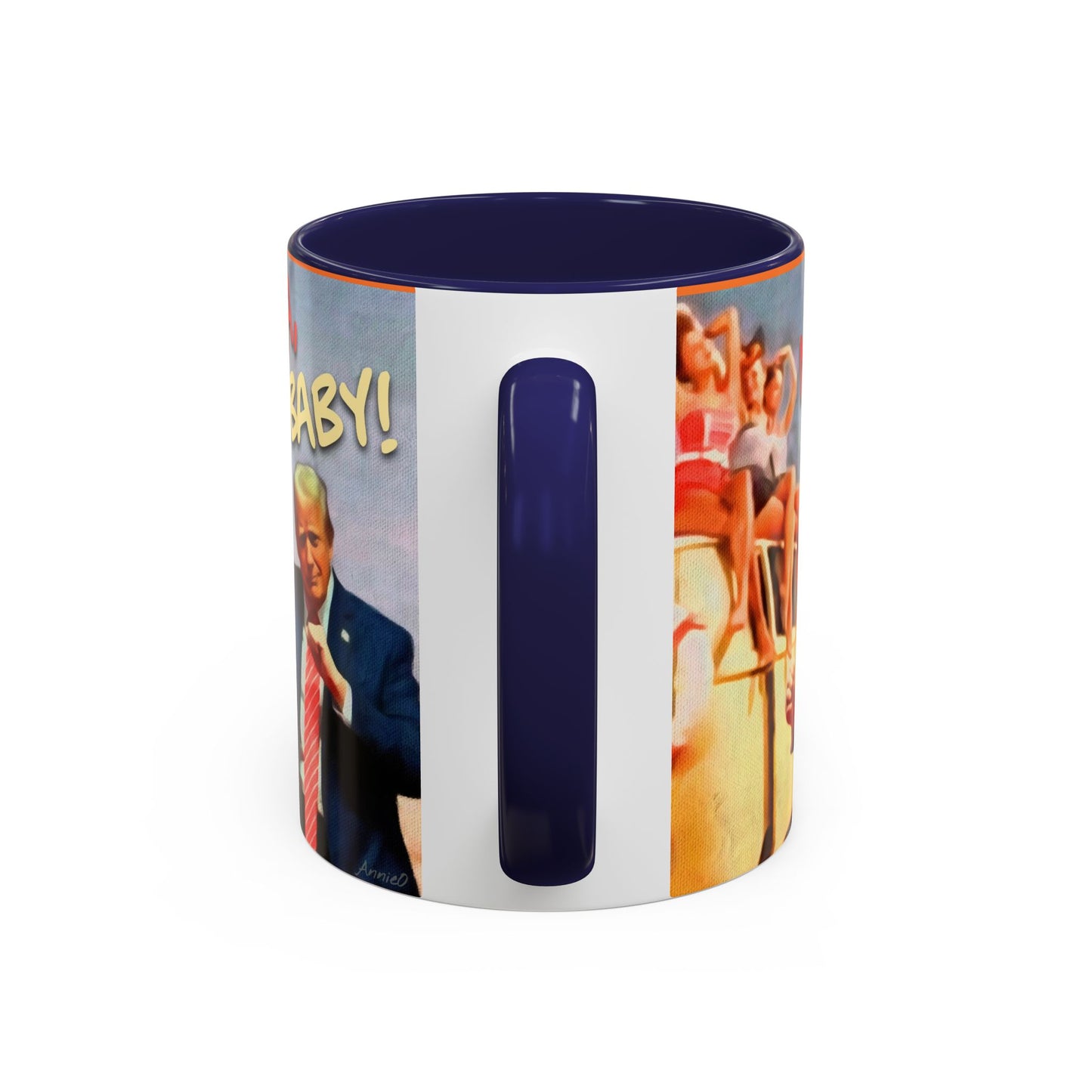Political Novelty Covfefe Mug – "MAGA Baby" Retro Campaign Design