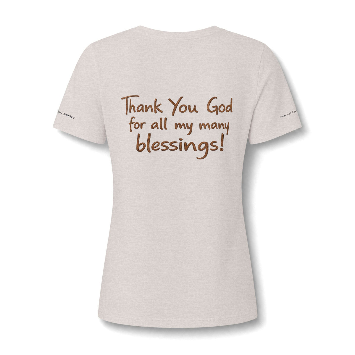 Women's V-Neck Tee — Stylized Jesus Portrait Graphic Tee