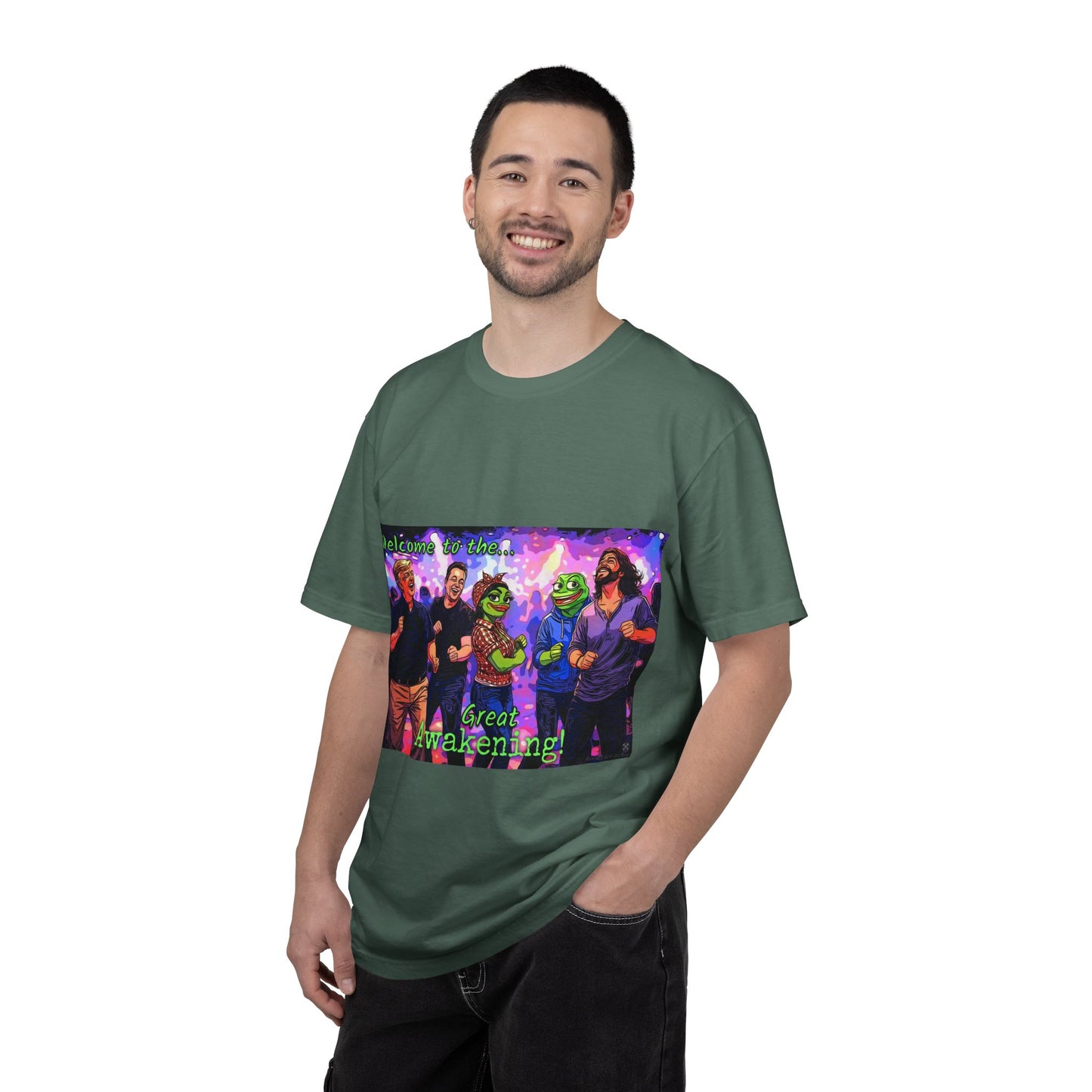 Great Awakening T-Shirt — Psychedelic Pepe & Friends Graphic Tee