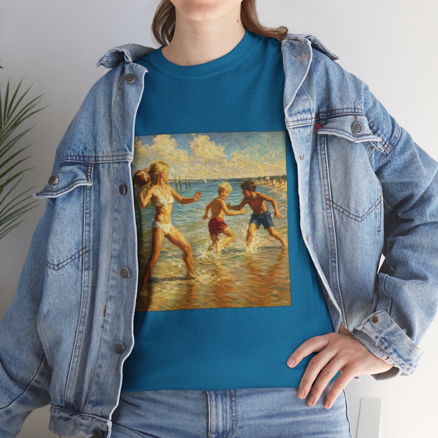 Vintage Beach T‑Shirt — 'Honeysuckle Lodge: 50+ Years of Endless Summer' Retro Seaside Tee