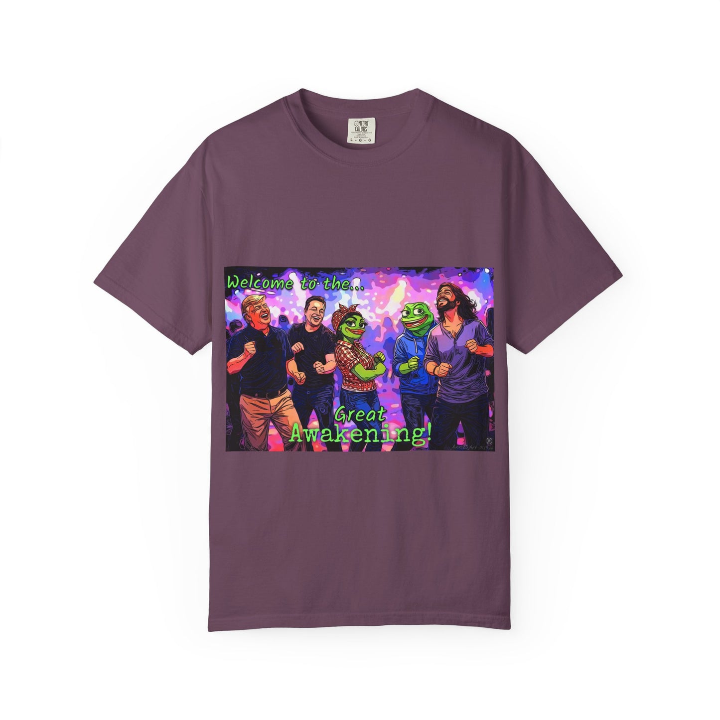 Great Awakening T-Shirt — Psychedelic Pepe & Friends Graphic Tee