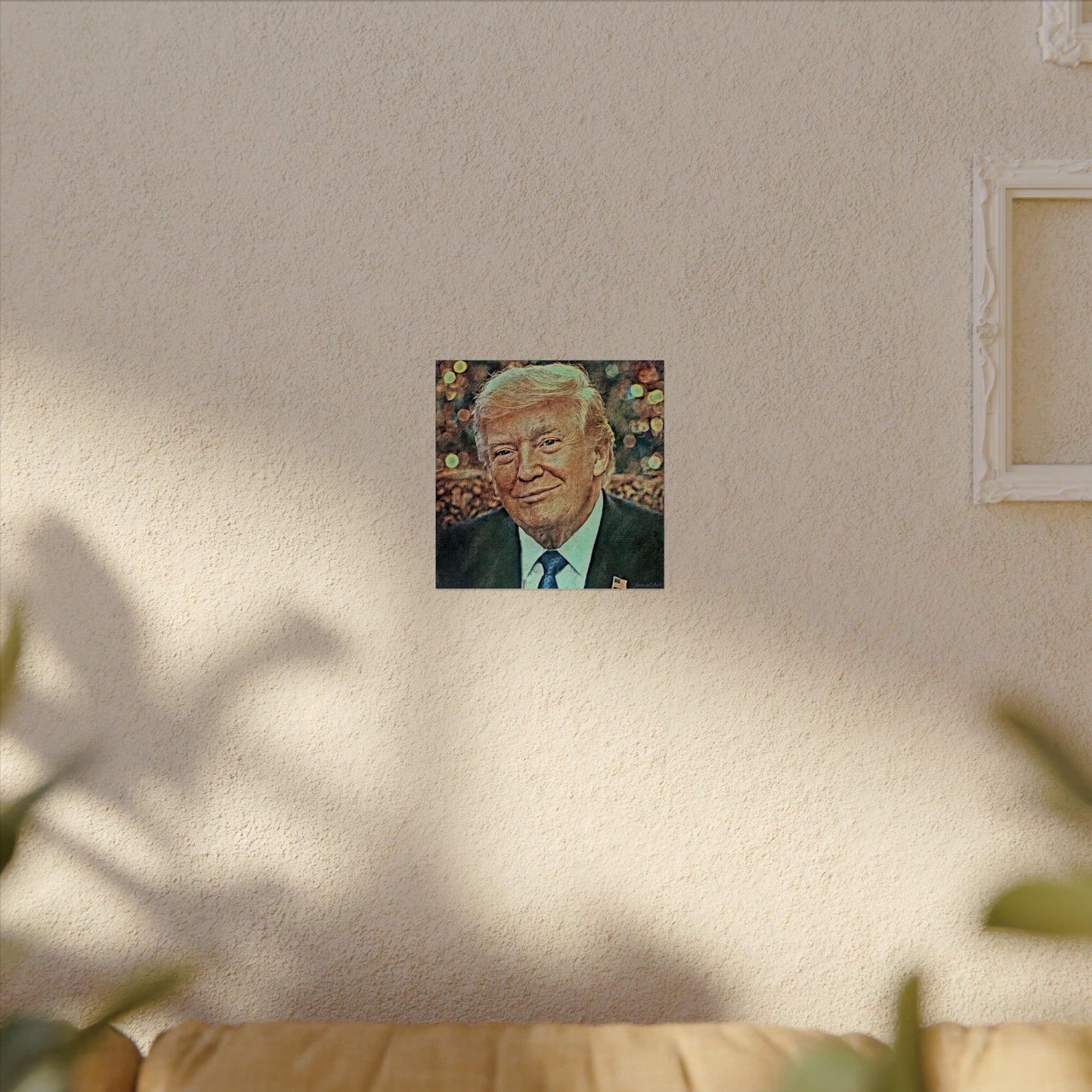 Trump Textured Watercolor Matte Poster
