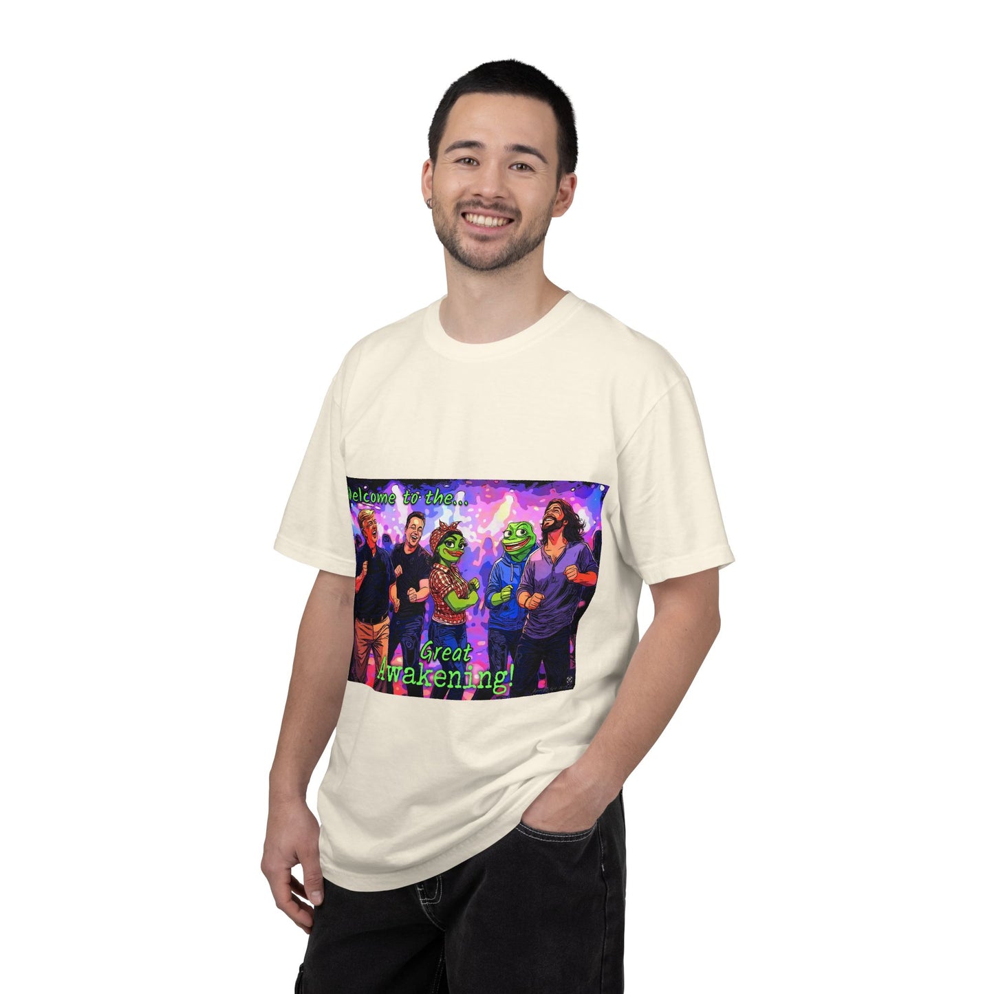 Great Awakening T-Shirt — Psychedelic Pepe & Friends Graphic Tee