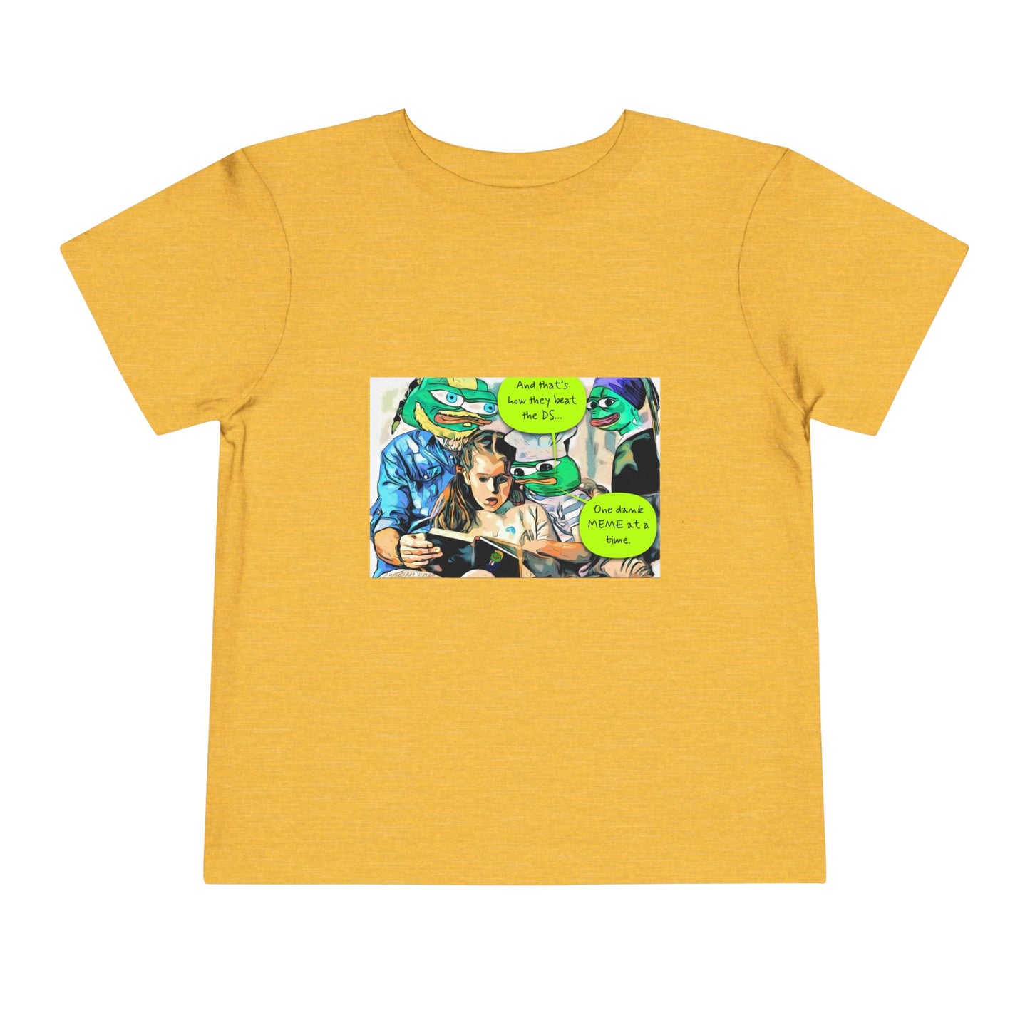 Grandkids of Anons Toddler Tee — Funny Frog Meme Family Gaming Graphic