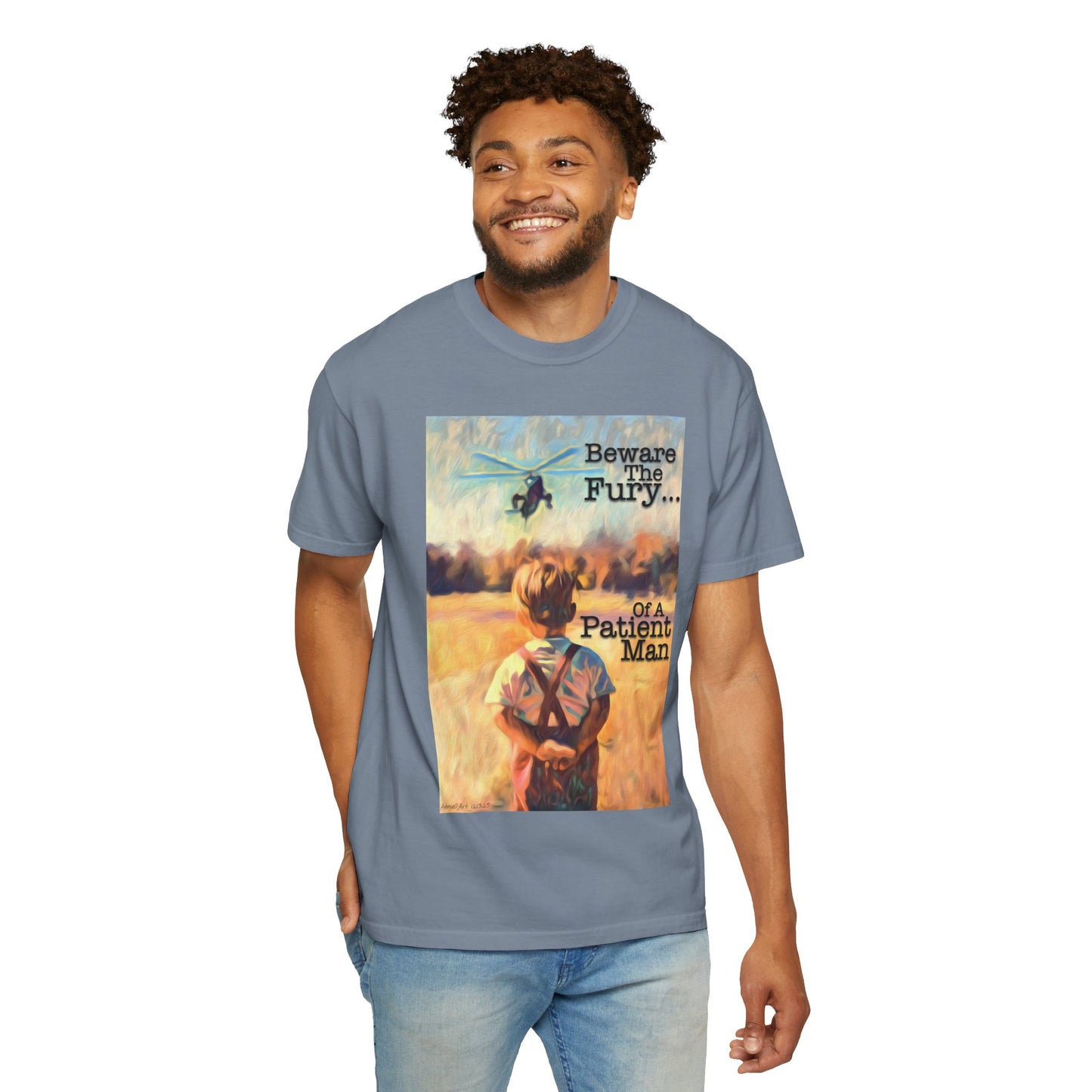 JFK Jr Beware The Fury Of A Patient Man T-Shirt — Vintage Tee