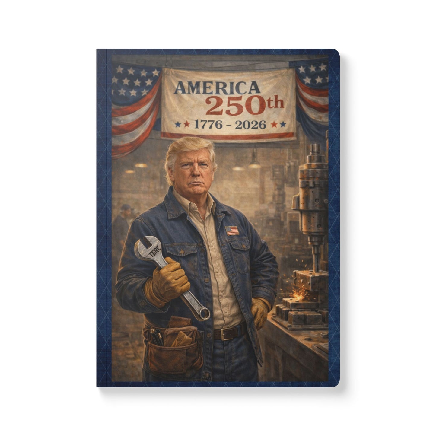 ‘250th’ —Patriotic Journal — America 1776–2026 Commemorative Notebook