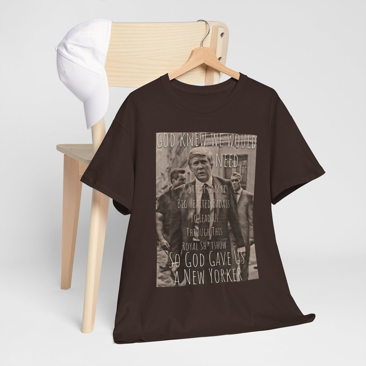 Vintage Trump tee “God gave us a New Yorker” Tee Retro MAGA
