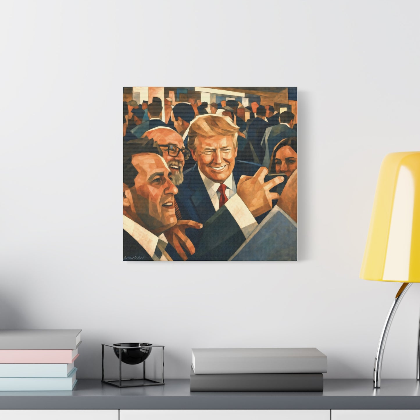 Trump Man of the People Portrait Canvas