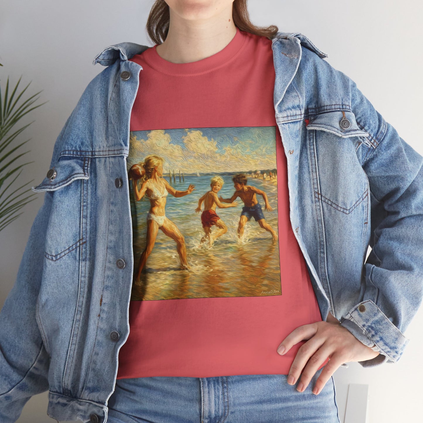 Vintage Beach T‑Shirt — 'Honeysuckle Lodge: 50+ Years of Endless Summer' Retro Seaside Tee