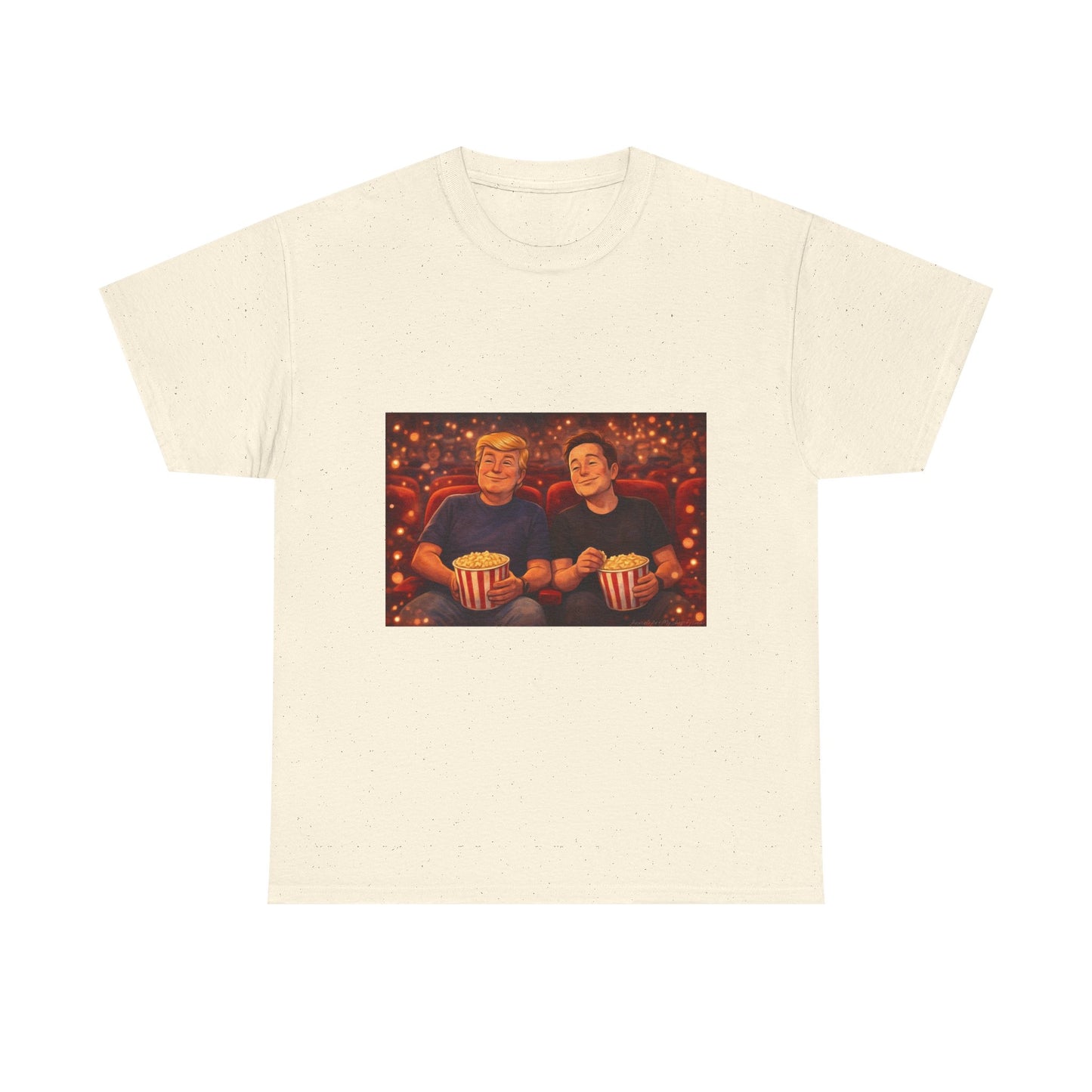 Movie Night Popcorn Tee — Cozy Couples Film Night T-Shirt
