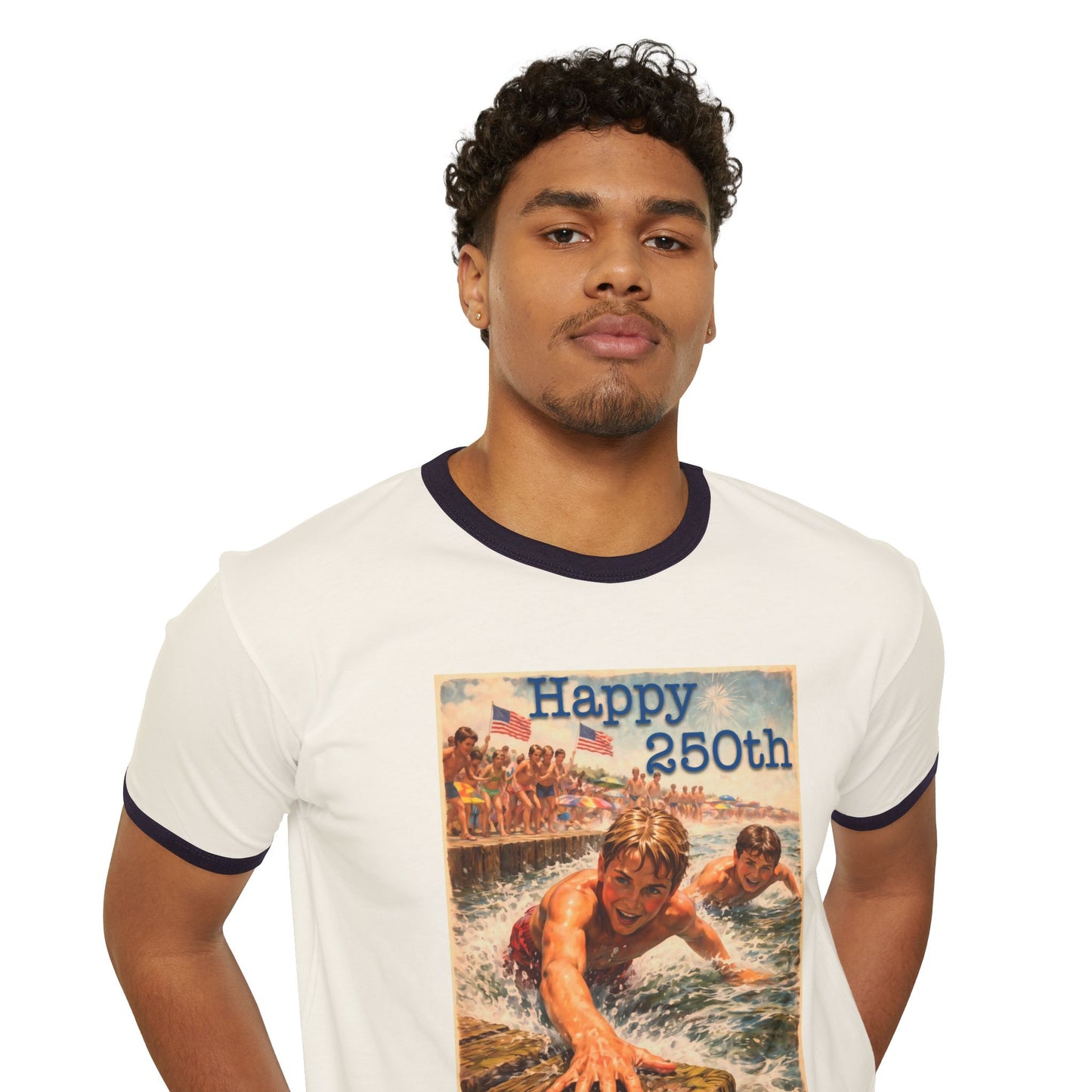 250th Ringer T-Shirt— Happy 250th America!