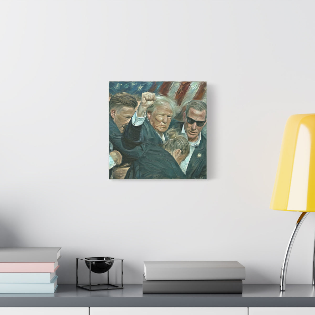 Trump ‘FIGHT!’ Fist-Raise Matte Canvas