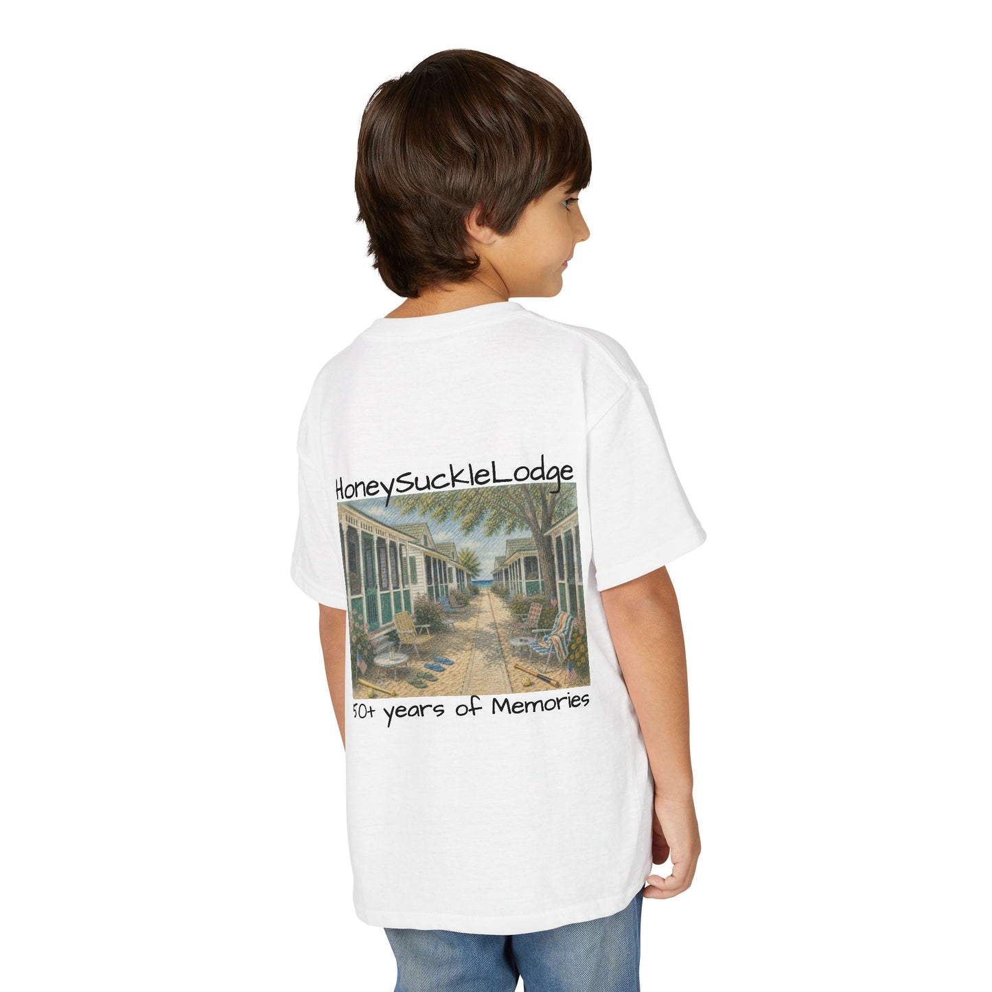 Youth Tee — "Happy 250th America!" Vintage Summer Beach Kids T‑Shirt