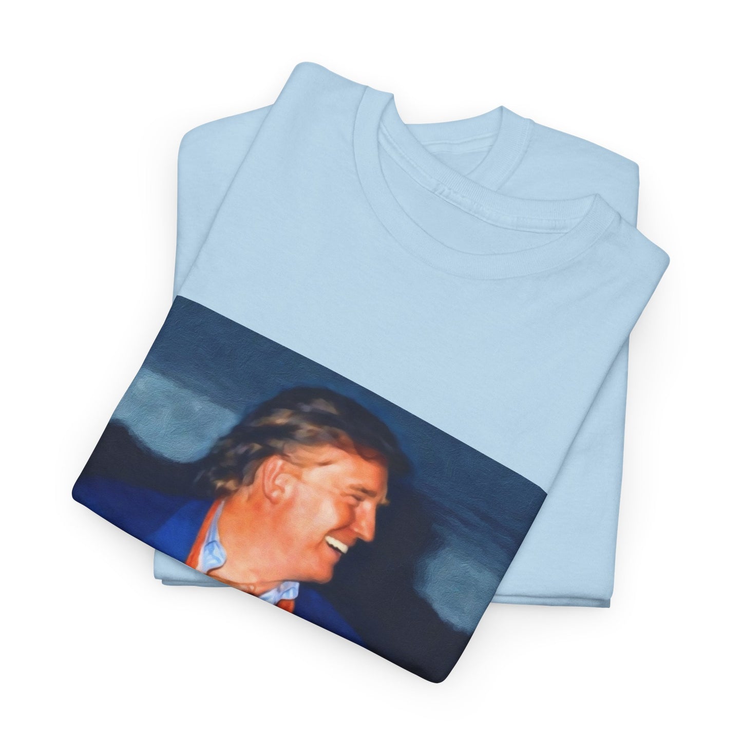 Vintage Portrait Tee with Quote – “Selfless Man, Truly Loved by All Who See It”